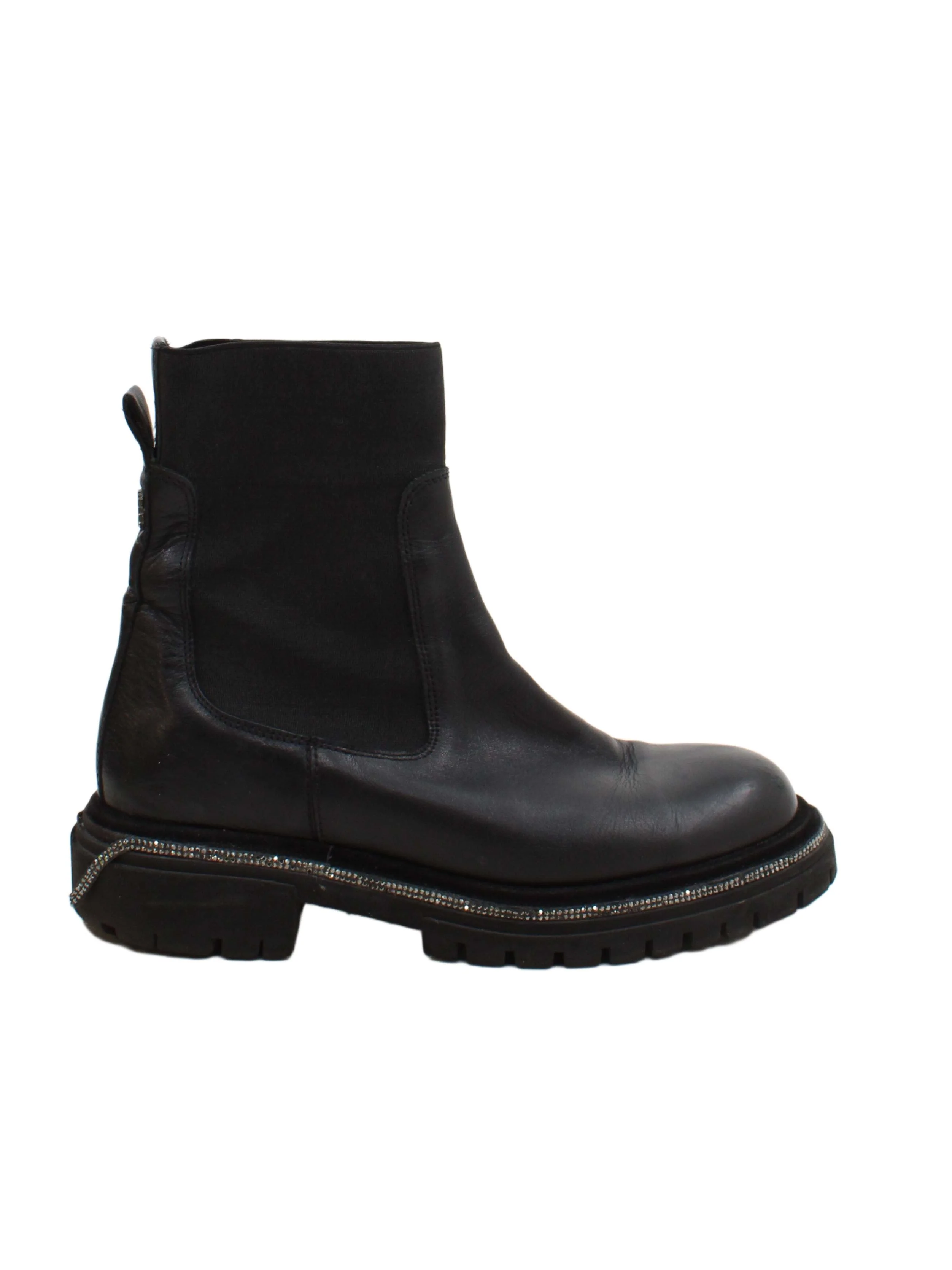 Carvela Women's Boots UK 7 Black 100% Leather Chelsea