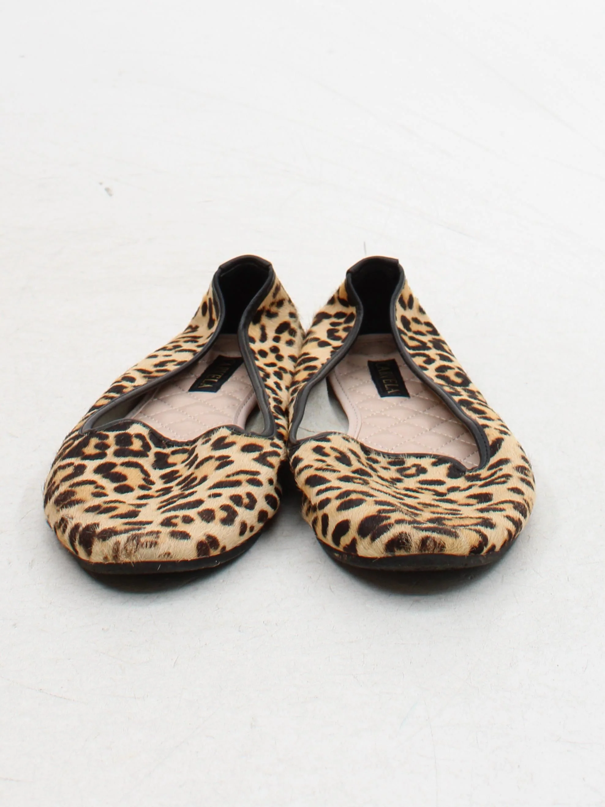 Carvela Women's Flat Shoes UK 6 Multi Animal Fur with Leather Loafer - Image 2