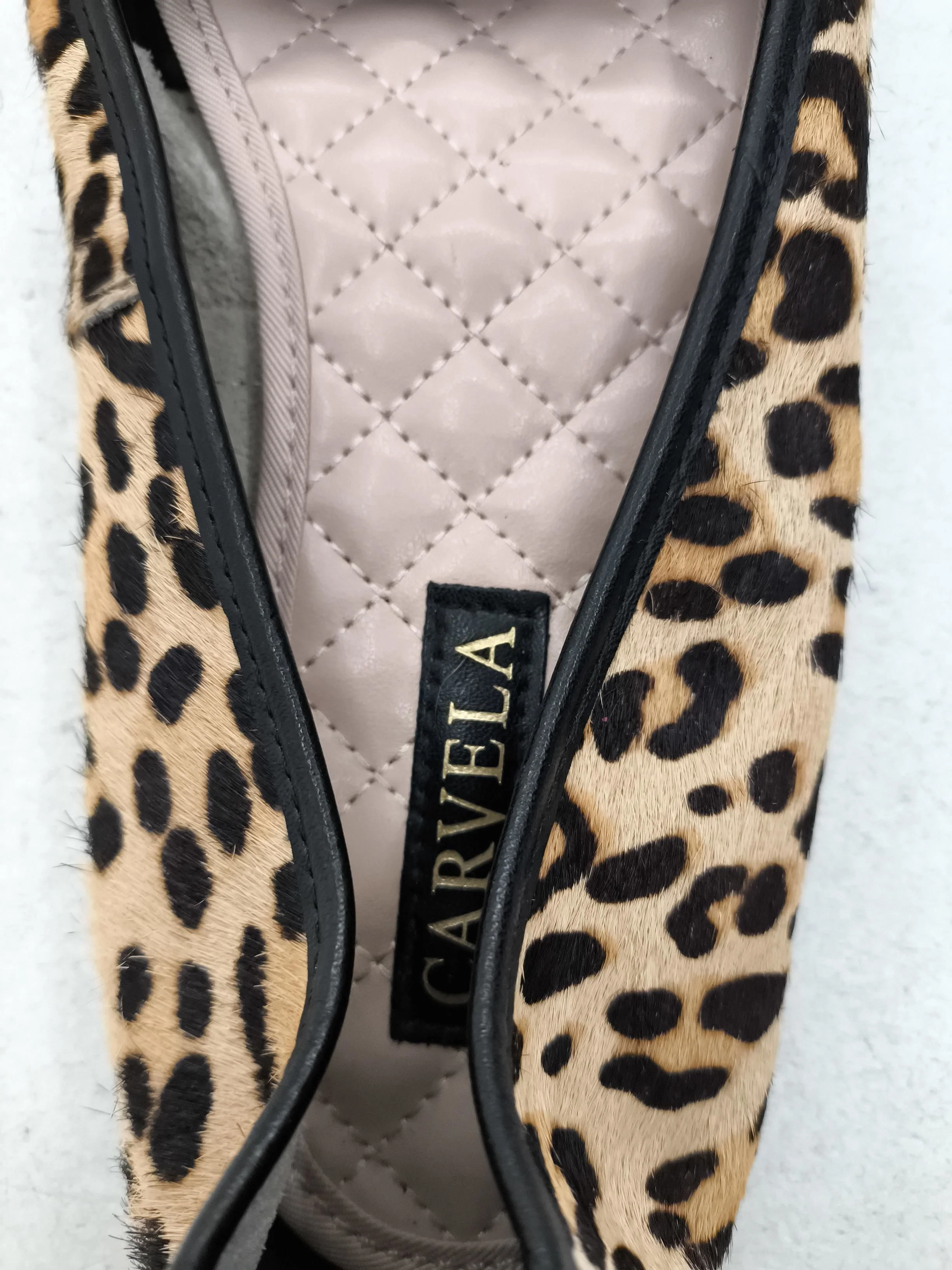 Carvela Women's Flat Shoes UK 6 Multi Animal Fur with Leather Loafer - Image 6