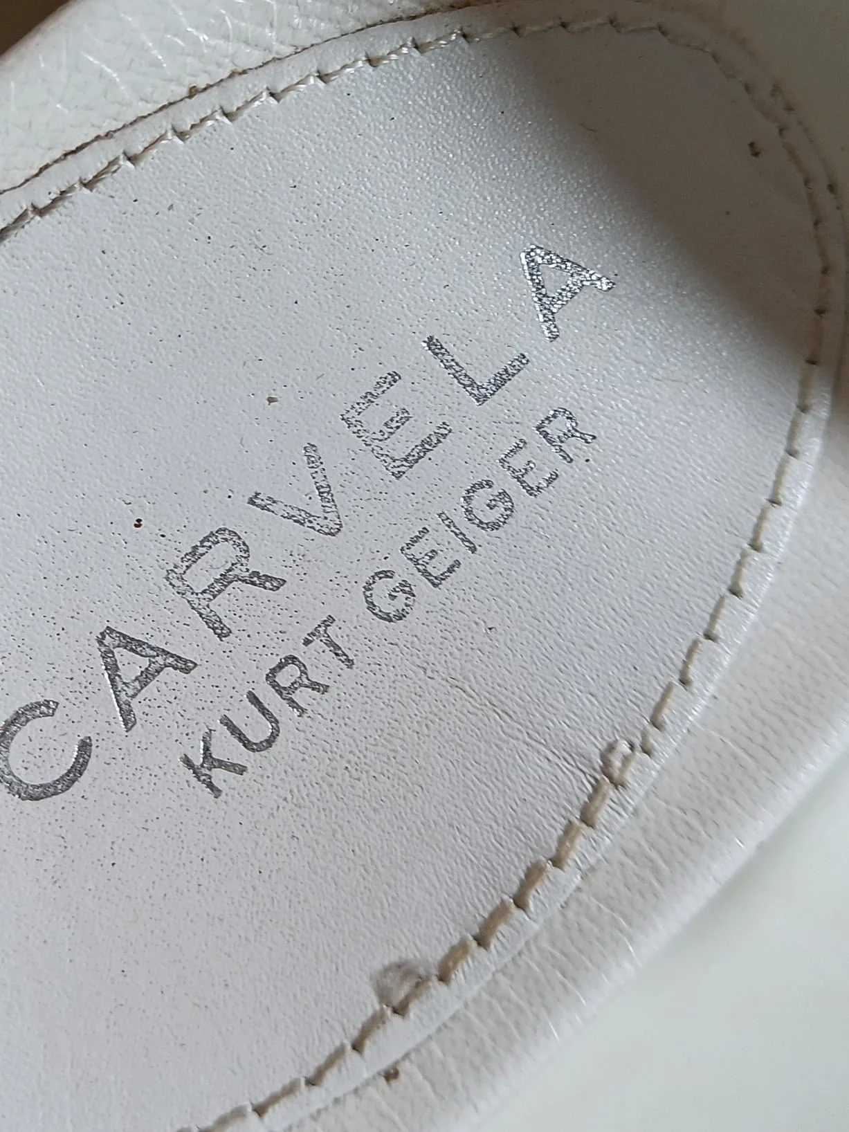 Carvela Women's Sandals UK 5 White 100% Leather Slider - Image 10