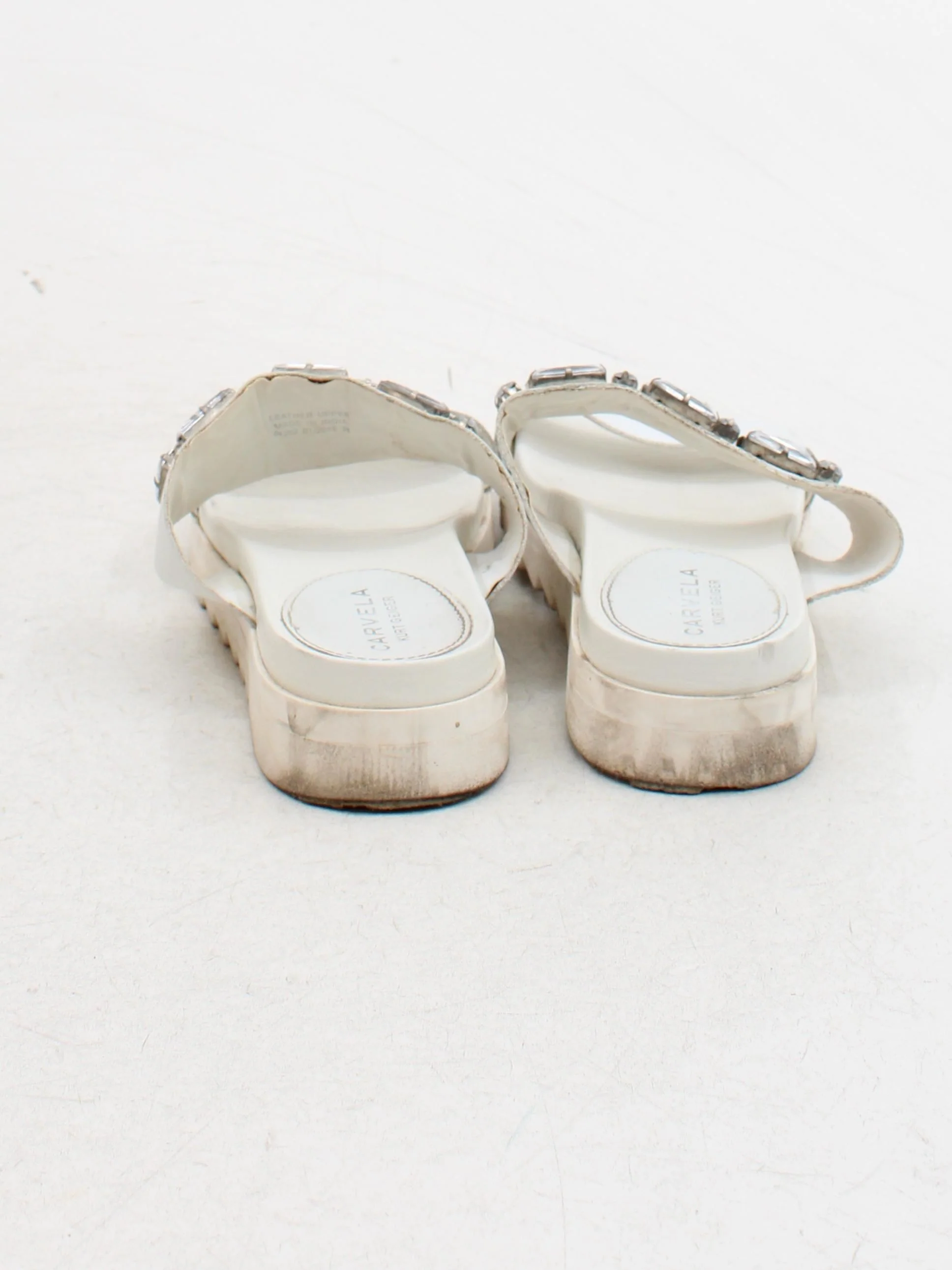 Carvela Women's Sandals UK 5 White 100% Leather Slider - Image 3