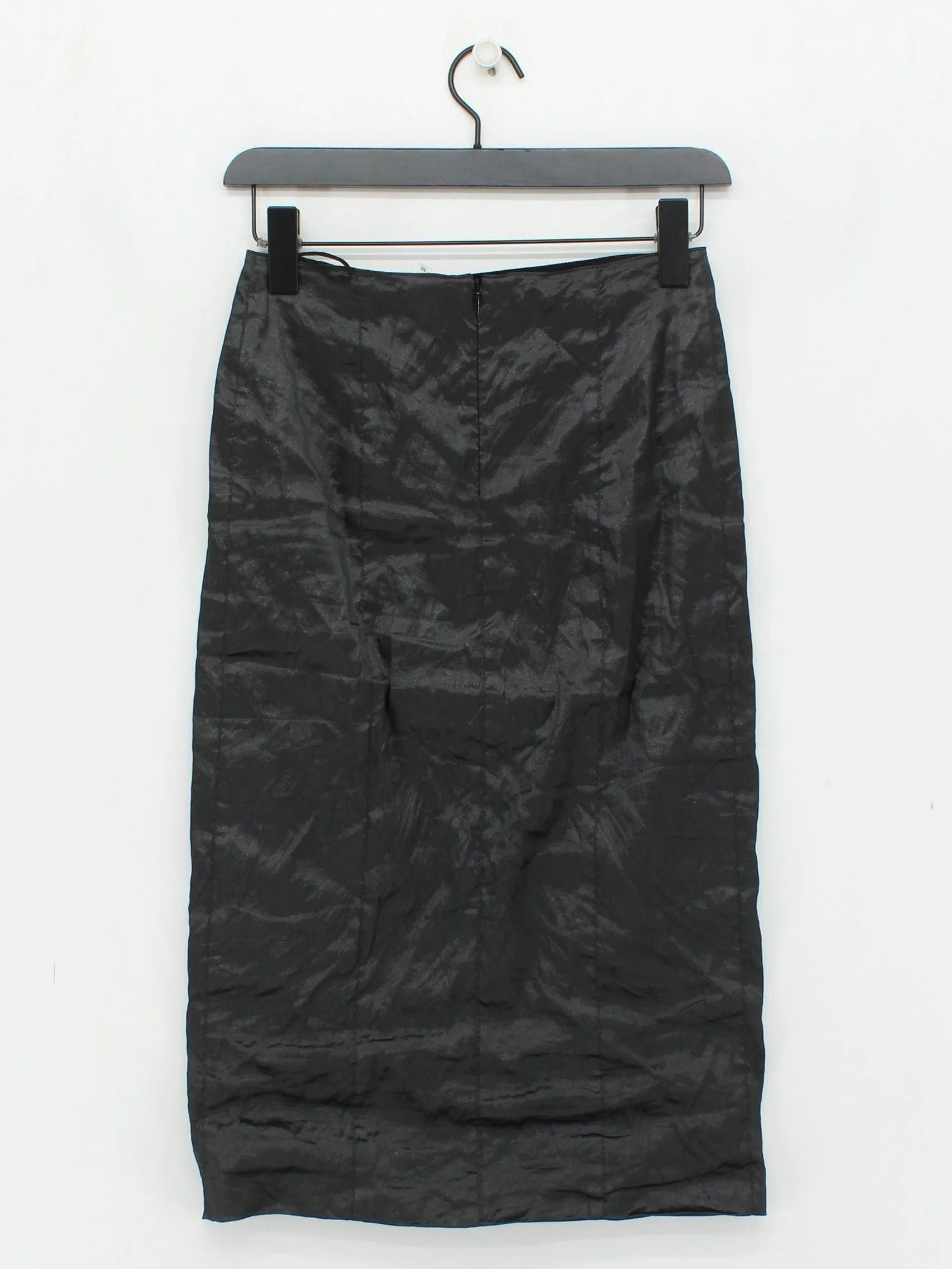 Carven Women's Midi Skirt UK 8 Black Polyester - Image 2