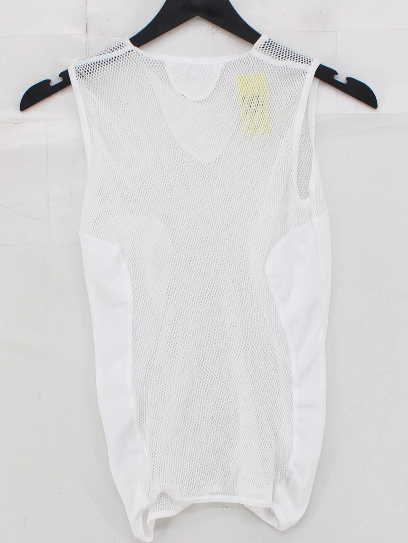 Castelli Men's T-Shirt XL White Nylon with Elastane Sleeveless Round Neck Basic - Image 2