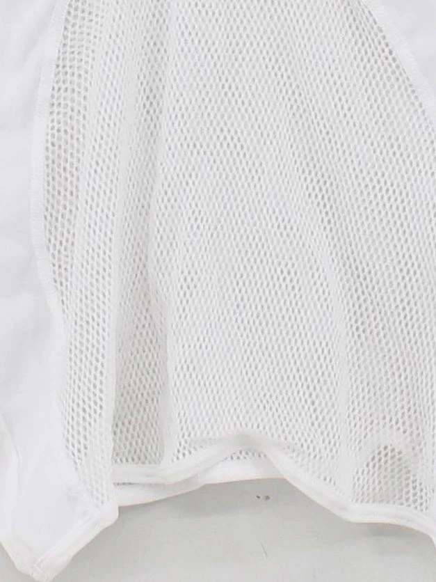 Castelli Men's T-Shirt XL White Nylon with Elastane Sleeveless Round Neck Basic - Image 4