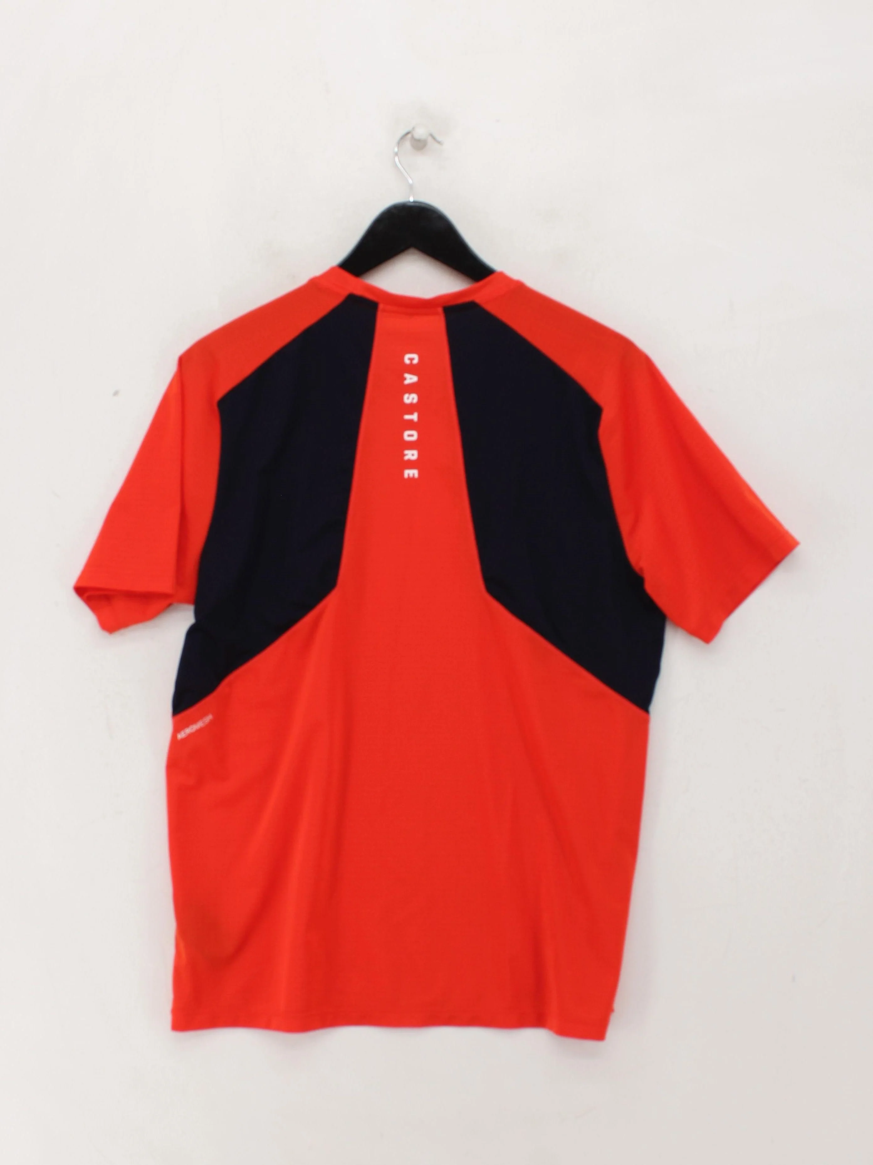 Castore Men's T-Shirt M Orange Polyester with Elastane Round Neck Basic - Image 2