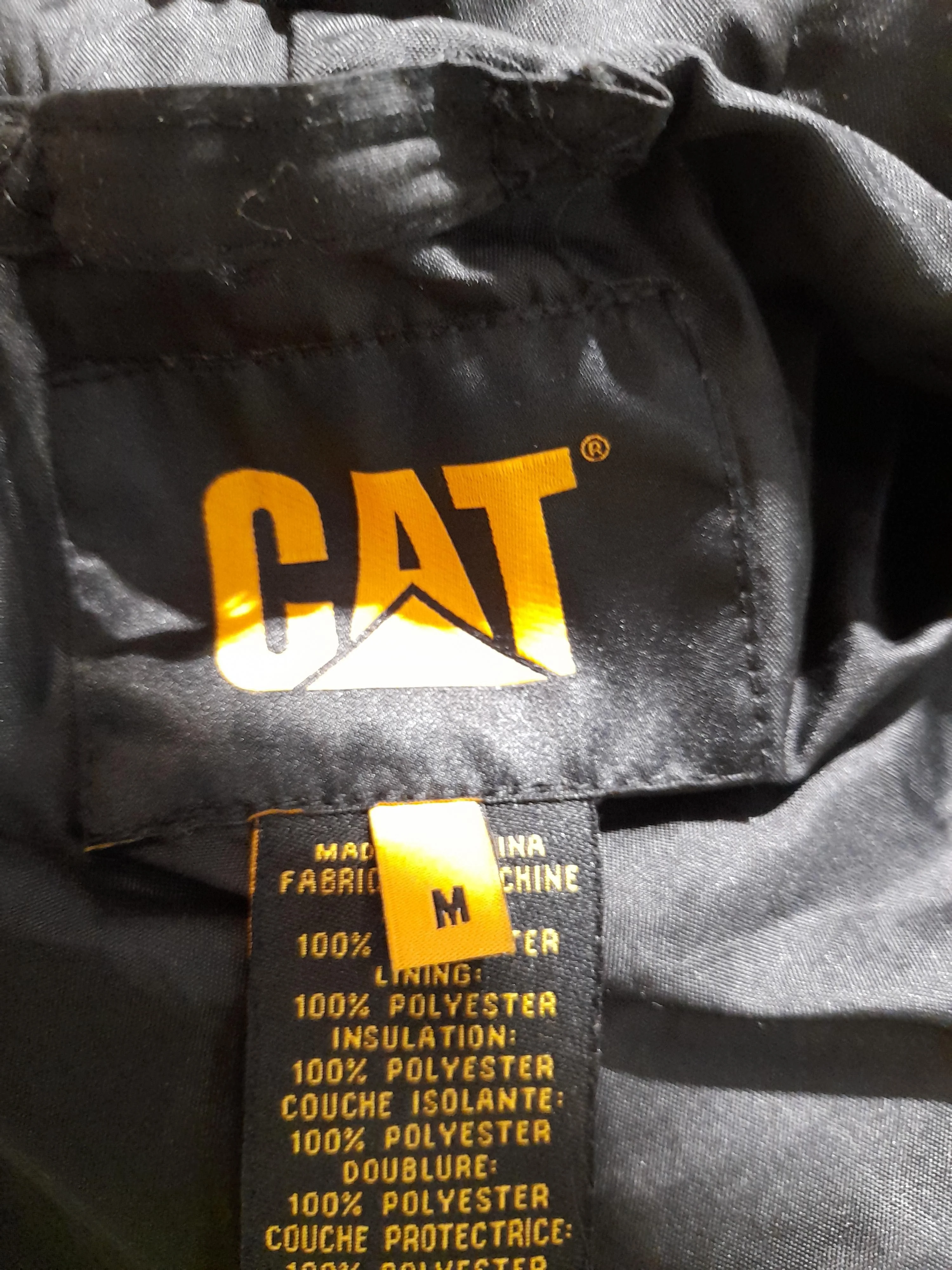 CAT Men's Coat M Black 100% Other Puffer Jacket - Image 6