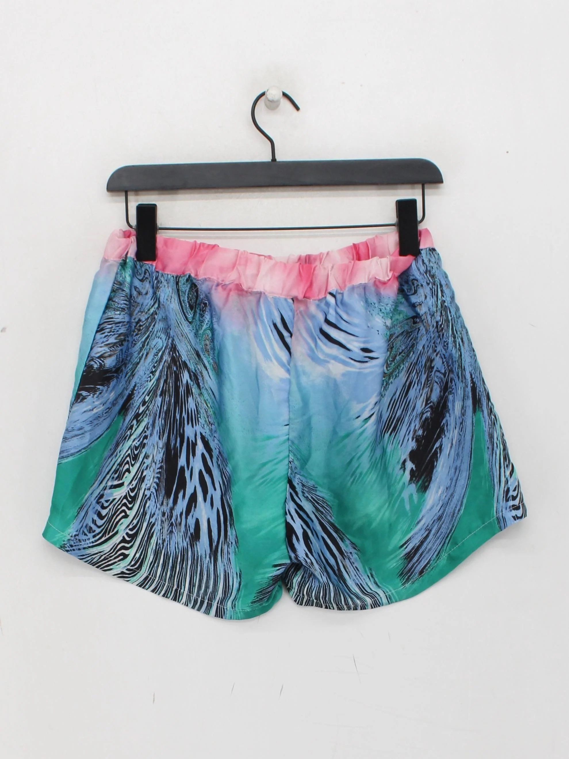 Catch One Women's Shorts UK 6 Multi Animal Print 100% Polyester Sweat - Image 2