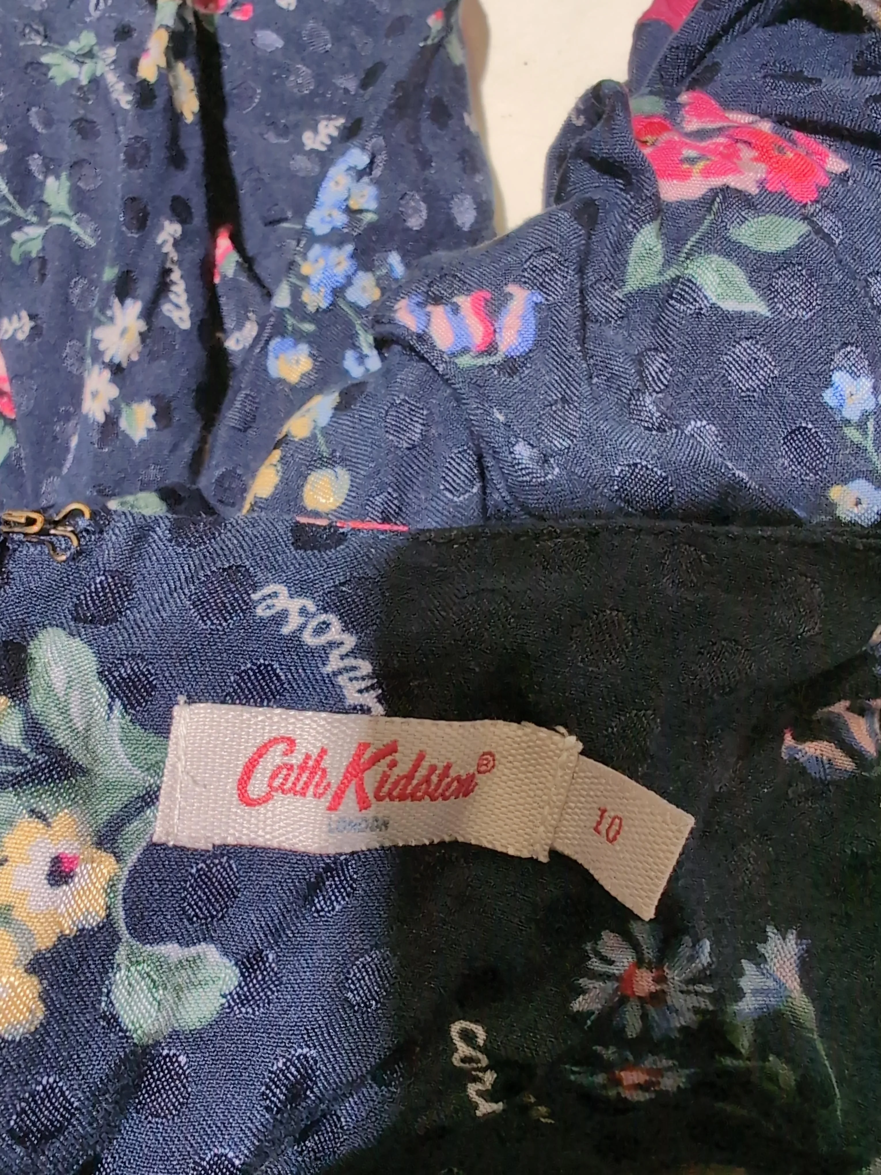 Cath Kidston A-Line Mini Dress UK10 in Blue - Image 5