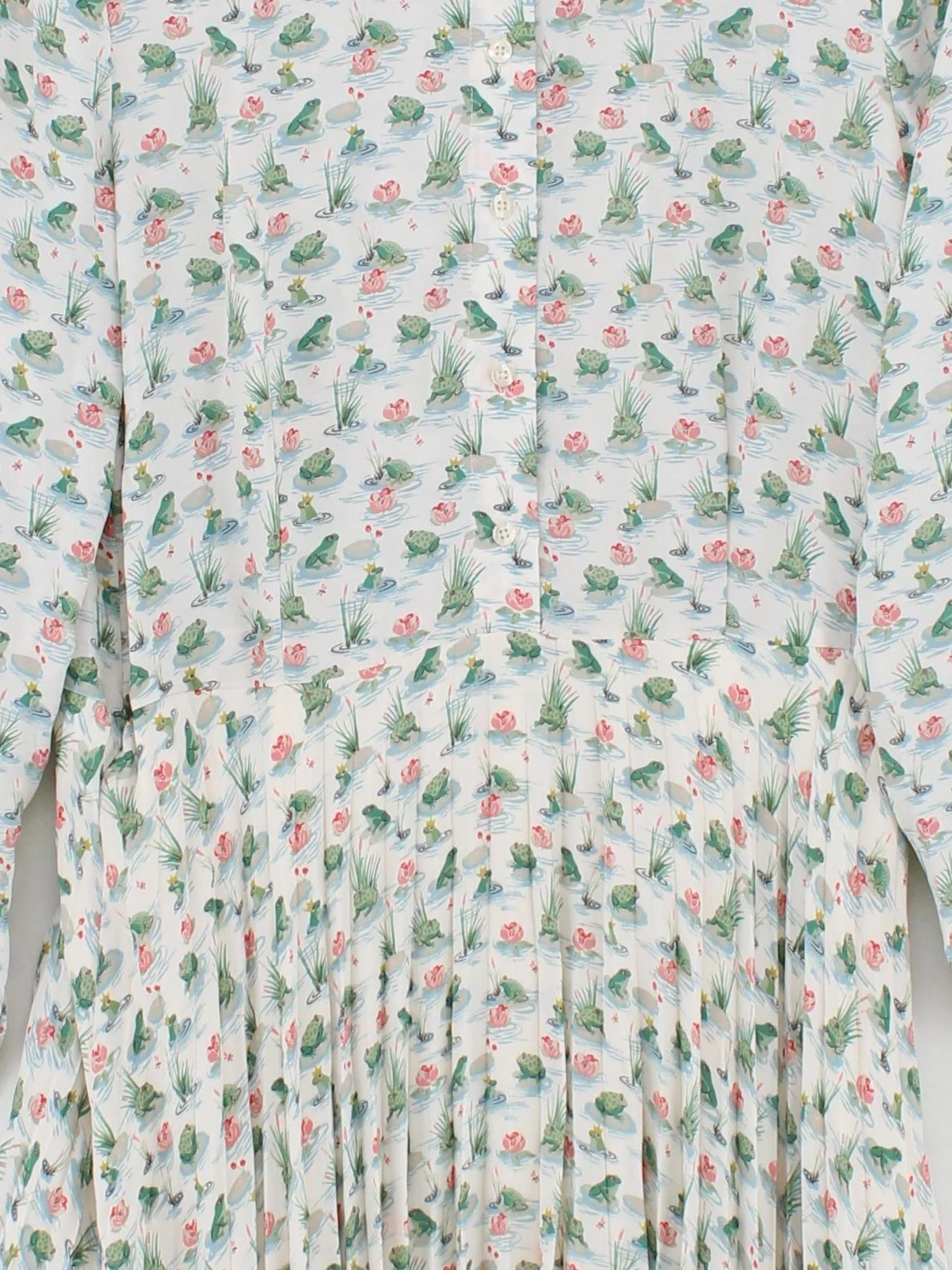 Cath Kidston Shirt Midi Dress UK14 in Cream - Image 3