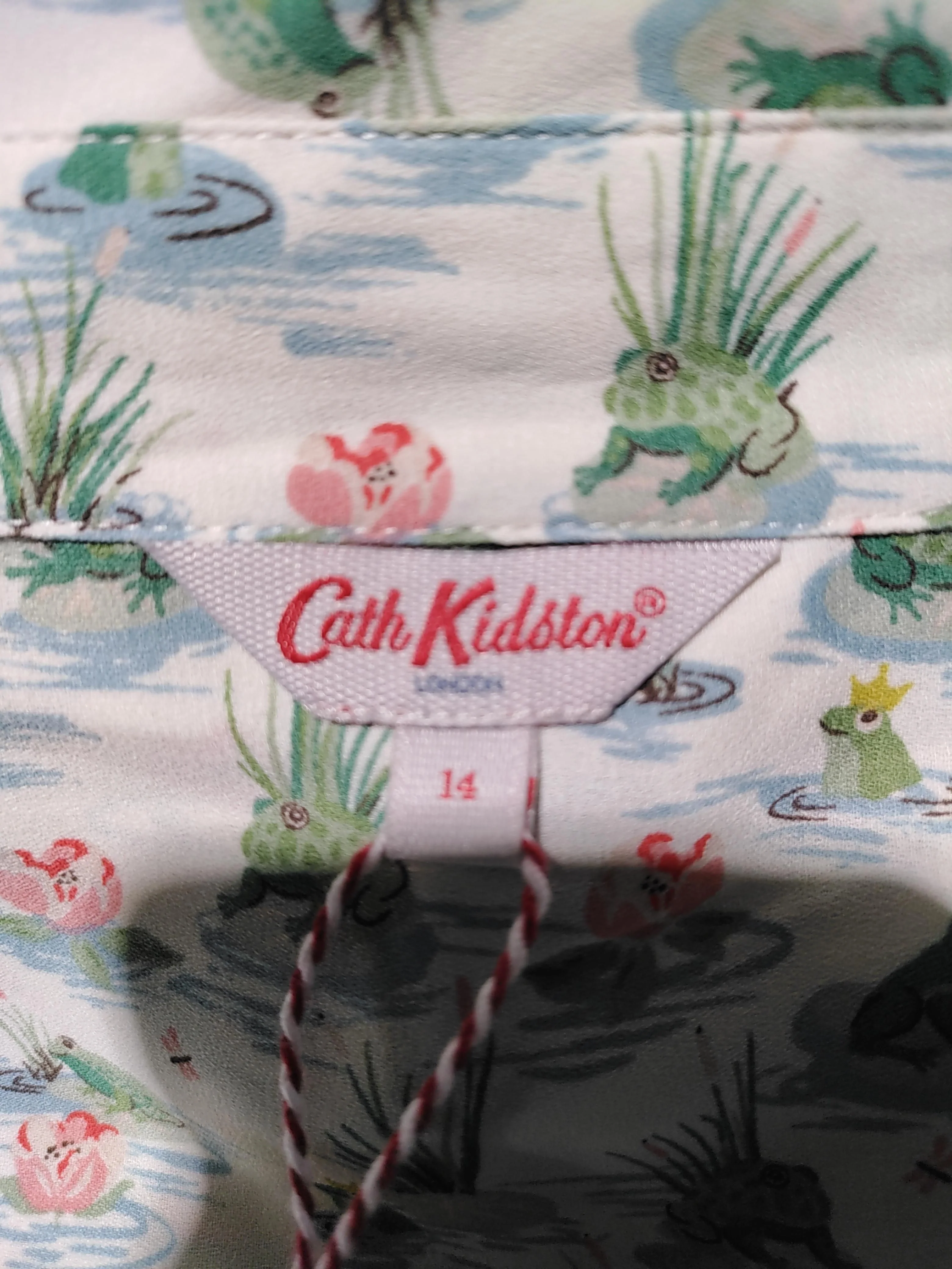 Cath Kidston Shirt Midi Dress UK14 in Cream - Image 5