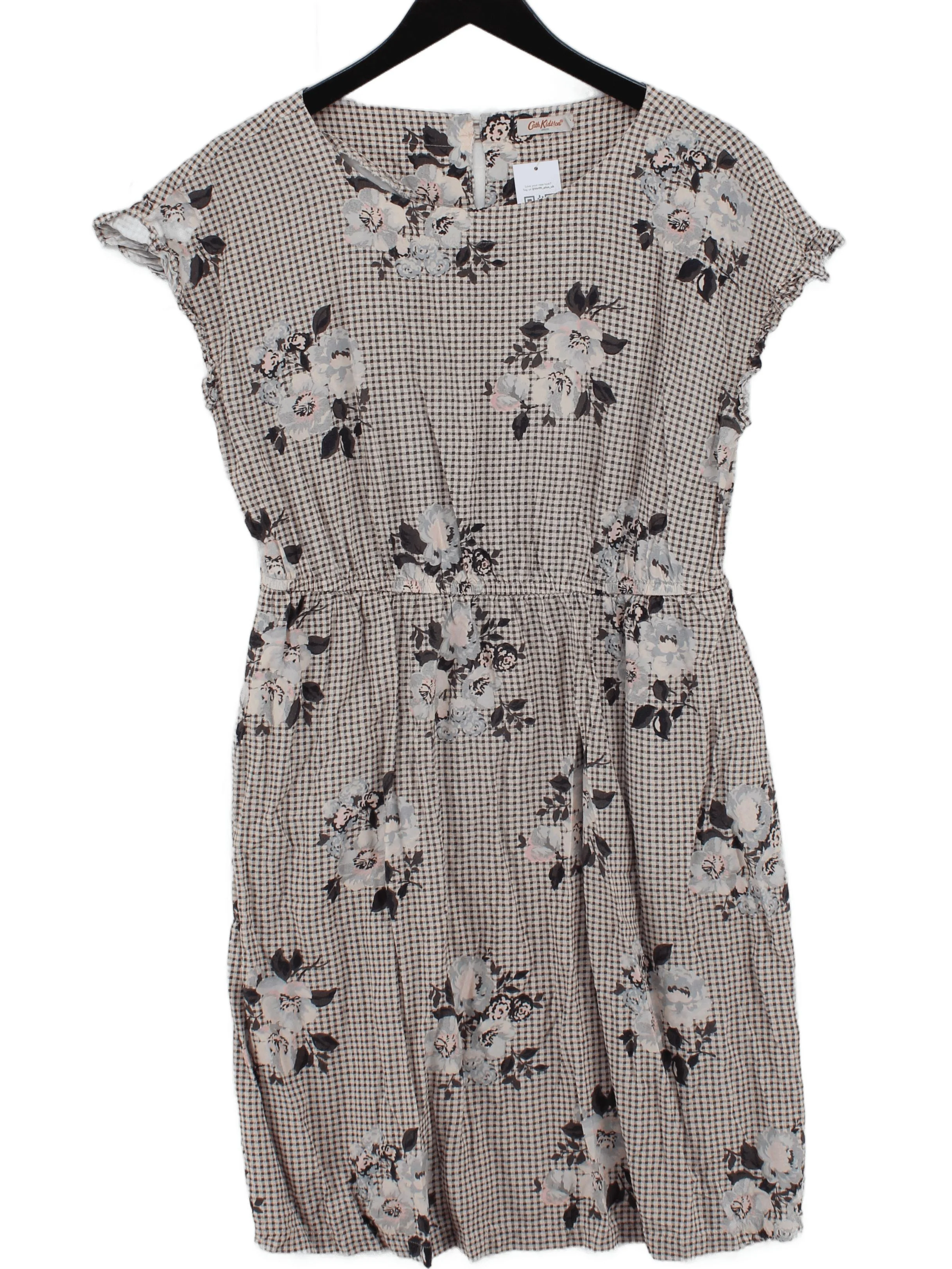Cath Kidston Shirt Mini Dress UK14 in Grey