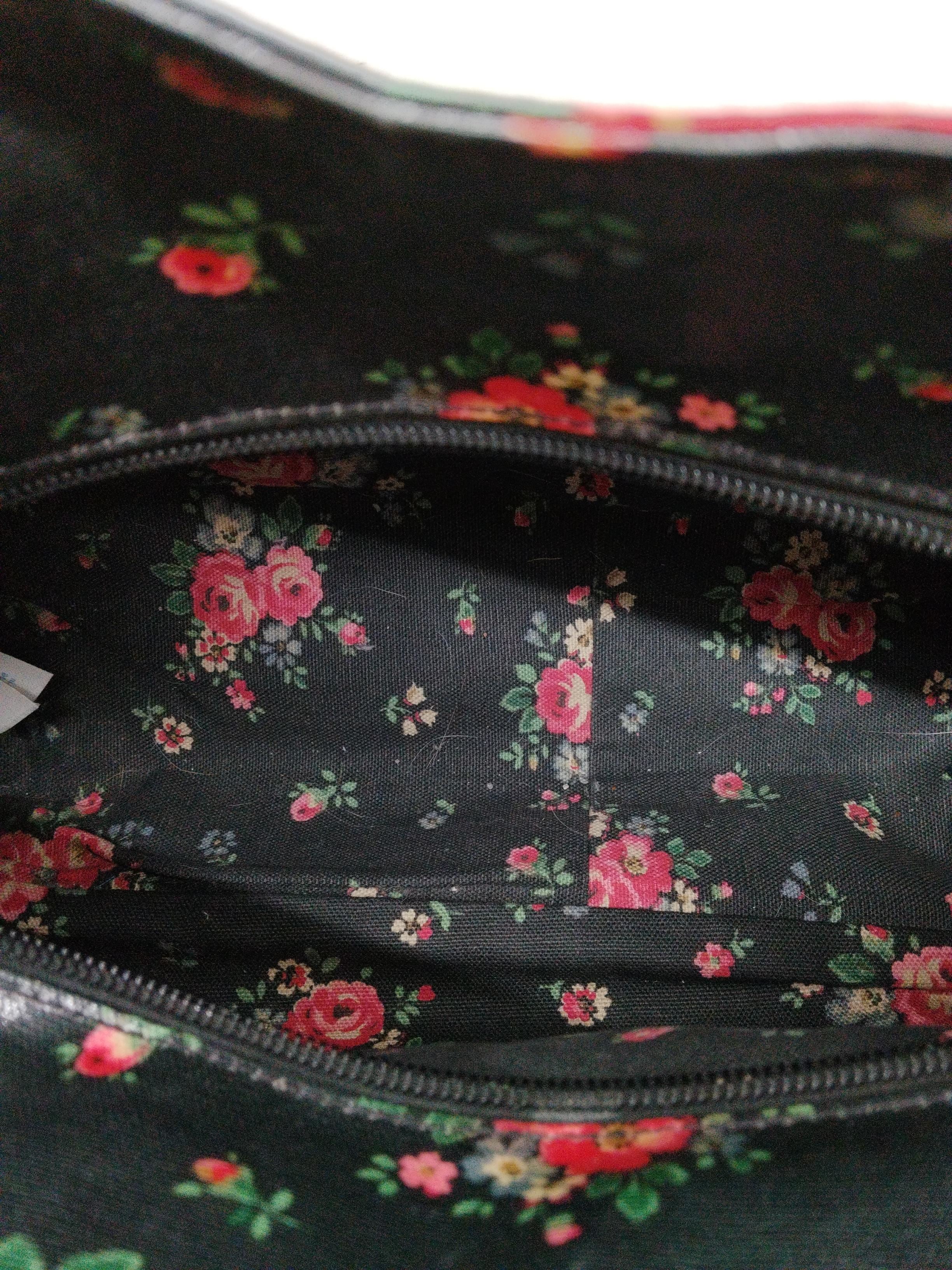Cath Kidston Women's Bag Black Floral 100% Other Tote - Image 4
