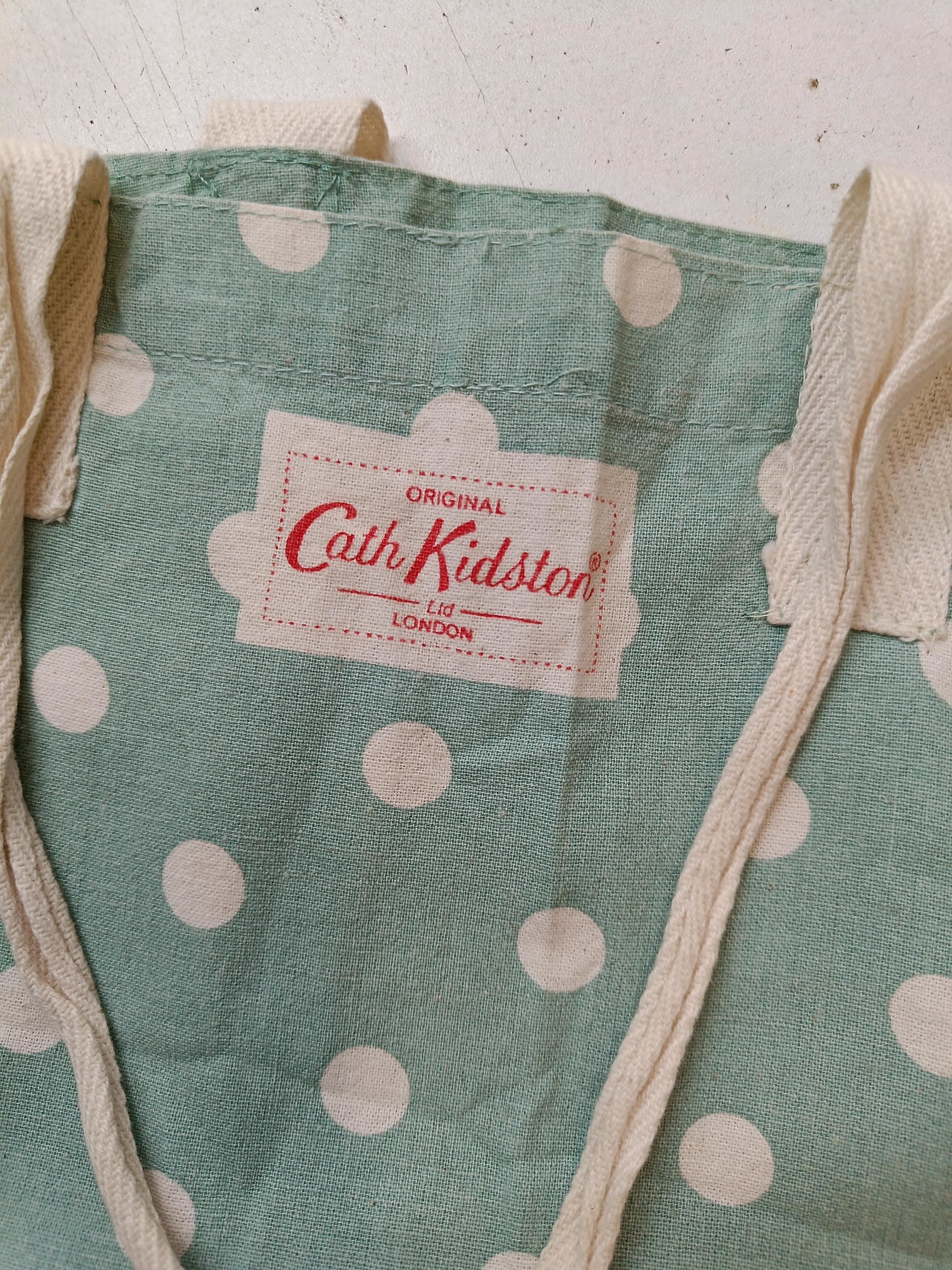 Cath Kidston Women's Bag Green Polkadot 100% Cotton Tote - Image 6