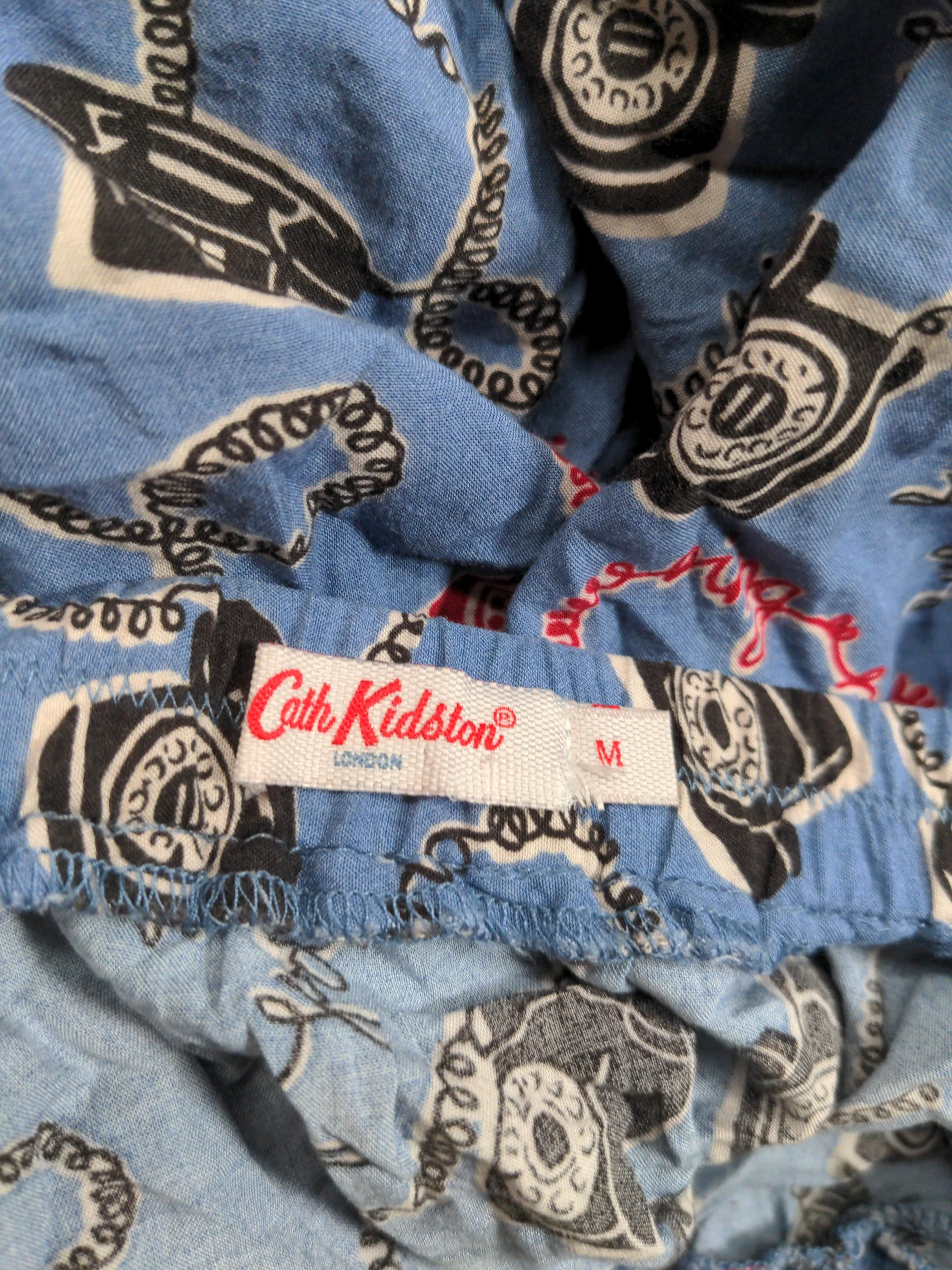 Cath Kidston Women's Mini Skirt M Blue 100% Viscose Short Mini - Image 5