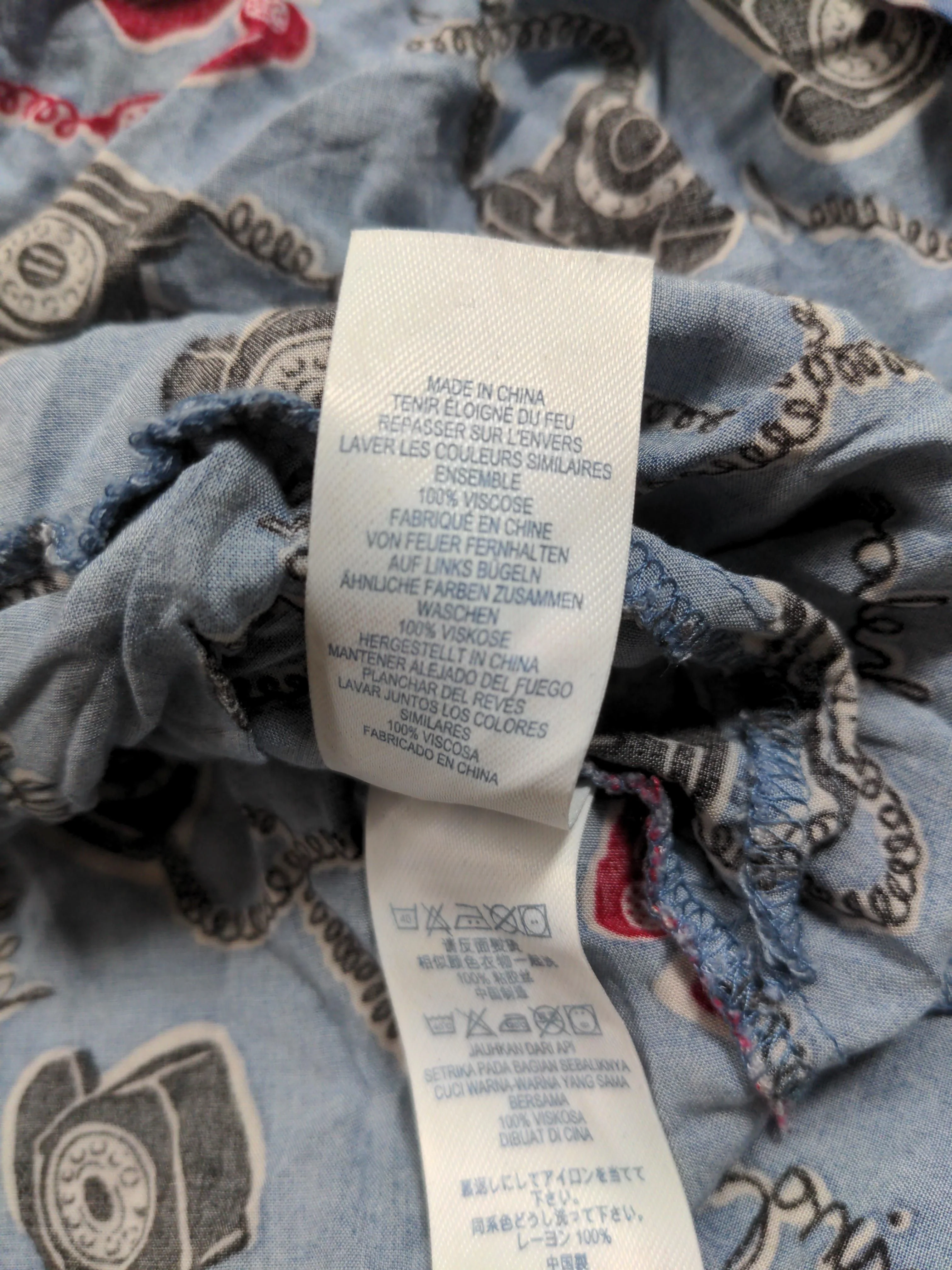 Cath Kidston Women's Mini Skirt M Blue 100% Viscose Short Mini - Image 6