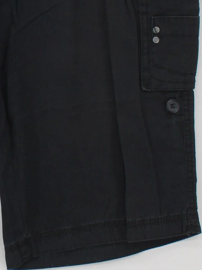 Cecil Men's Shorts M Black 100% Cotton Cargo - Image 4