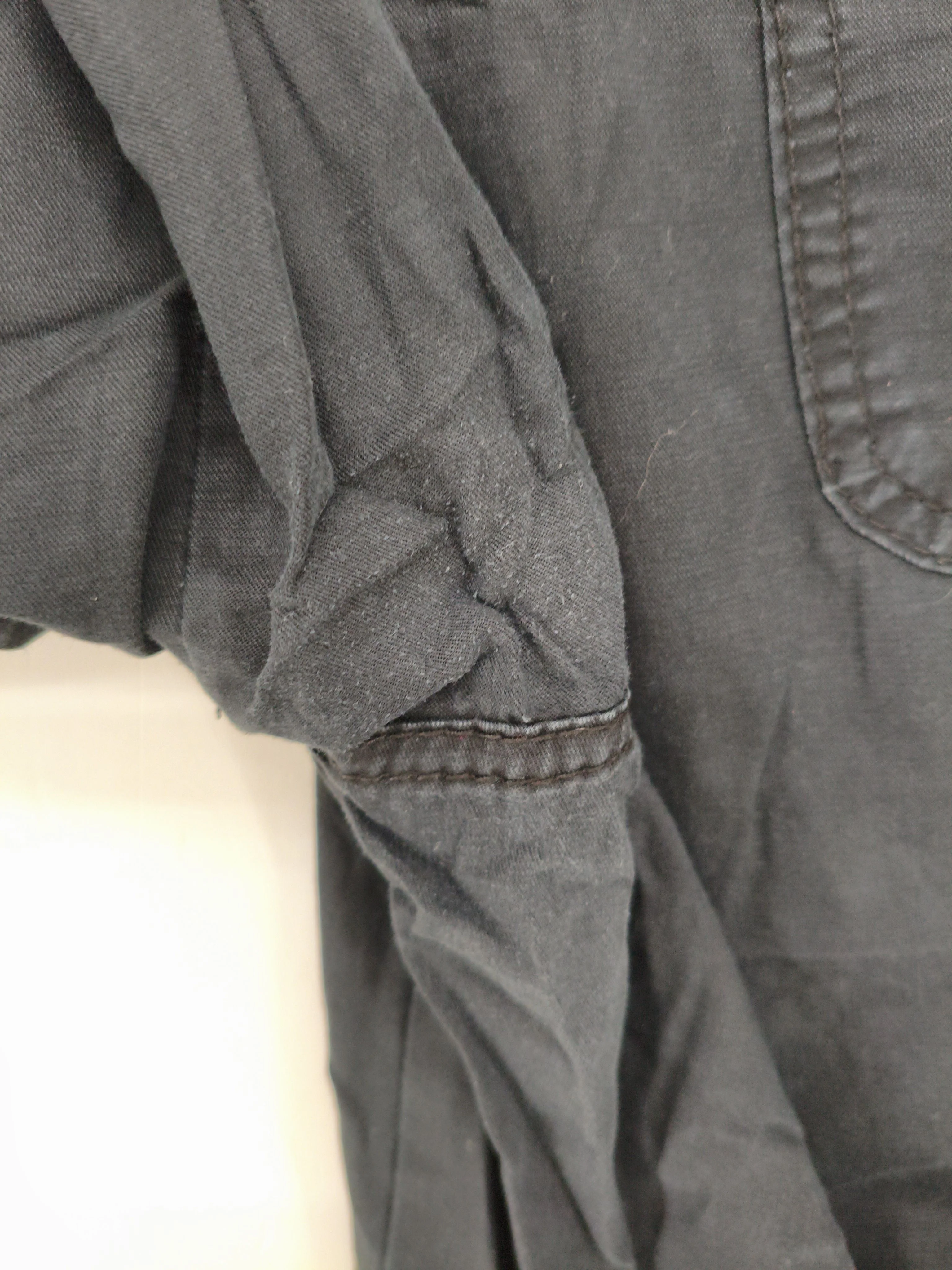 Cecil Men's Shorts M Black 100% Cotton Cargo - Image 5