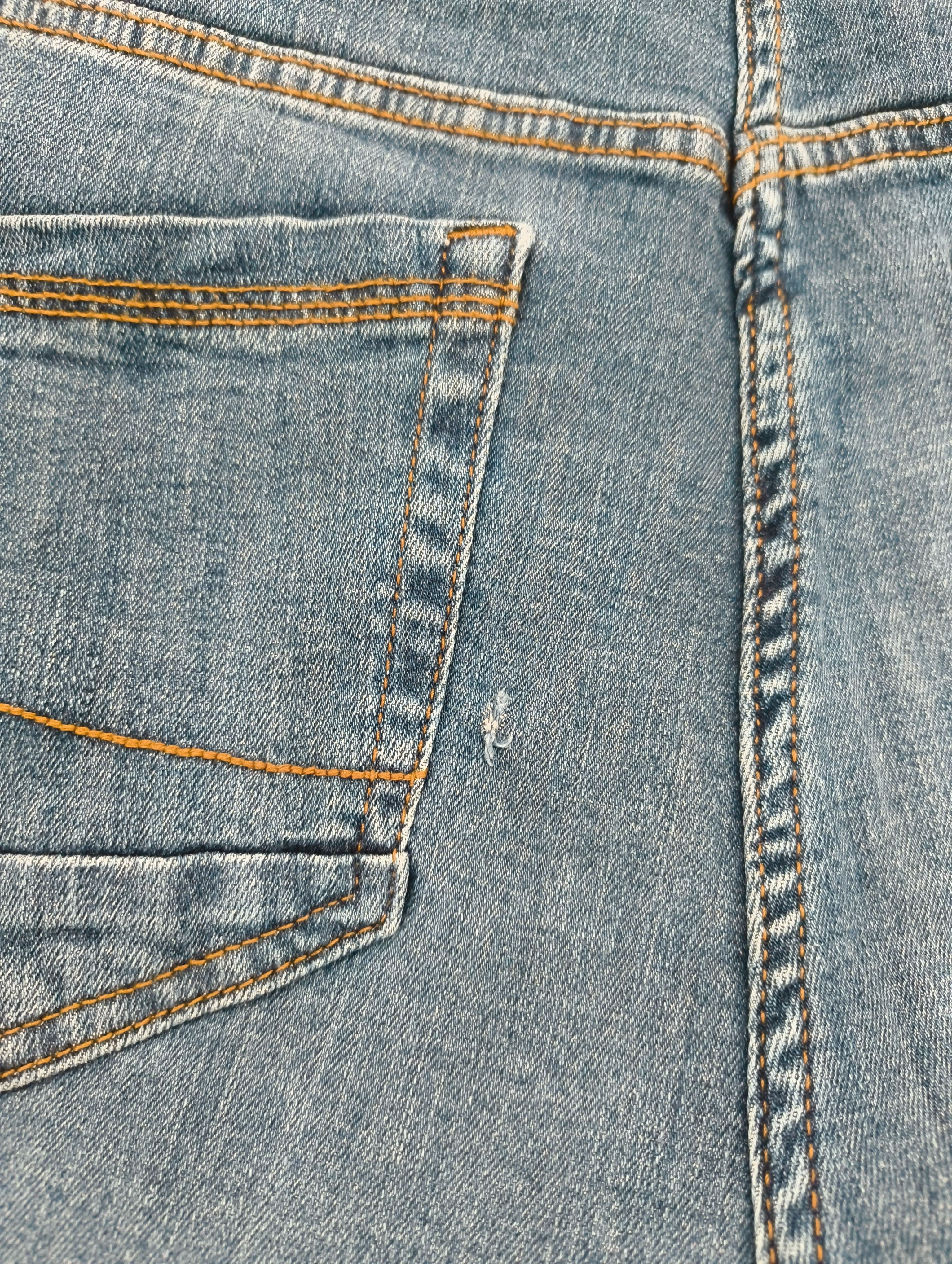 Cecil Women's Jeans W 36 in Blue Cotton with Elastane Skinny - Image 5