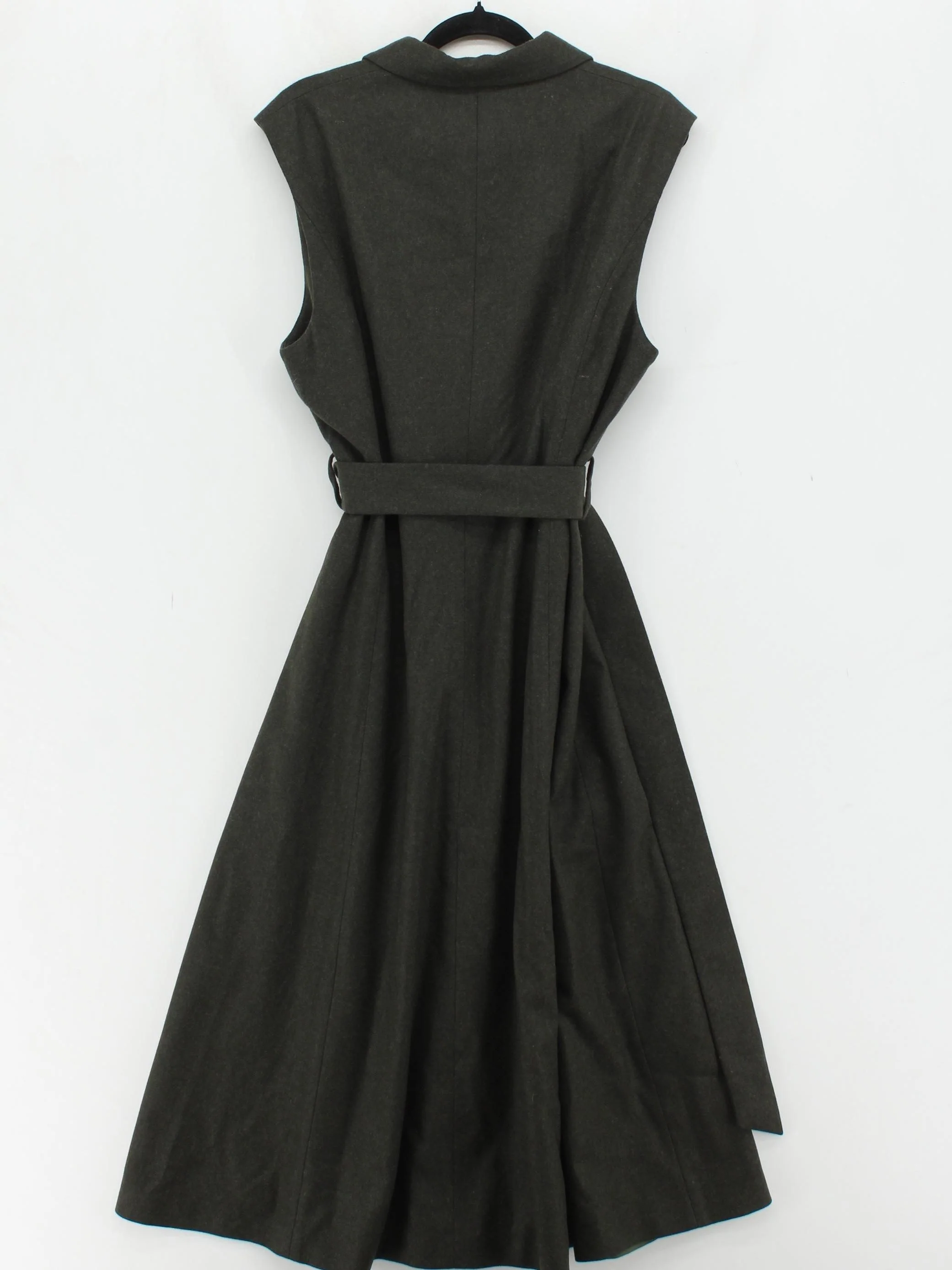 Cefinn Shirt Midi Dress UK16 in Green - Image 2