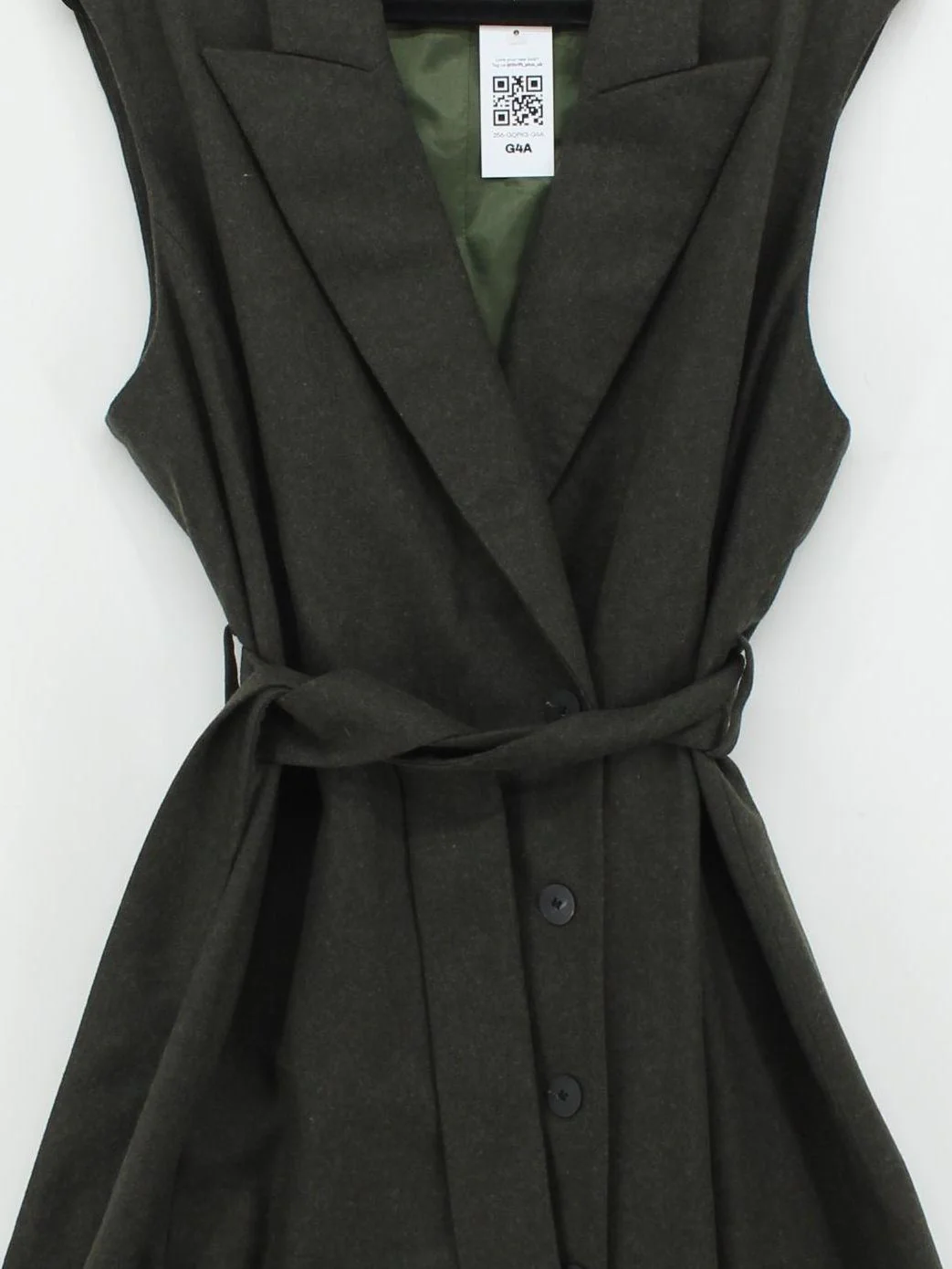 Cefinn Shirt Midi Dress UK16 in Green - Image 3
