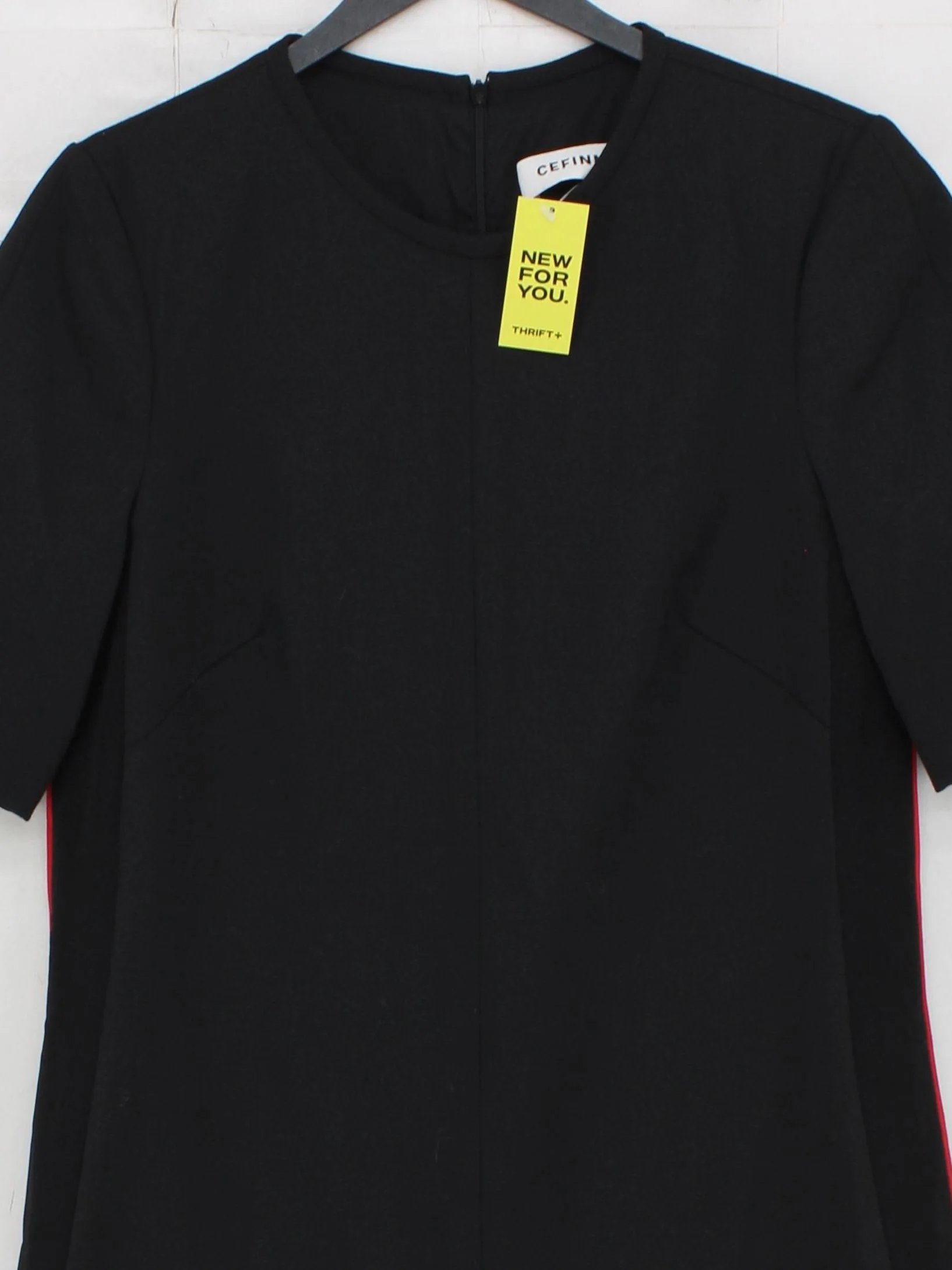 Cefinn T-Shirt Mini Dress UK10 in Black - Image 3