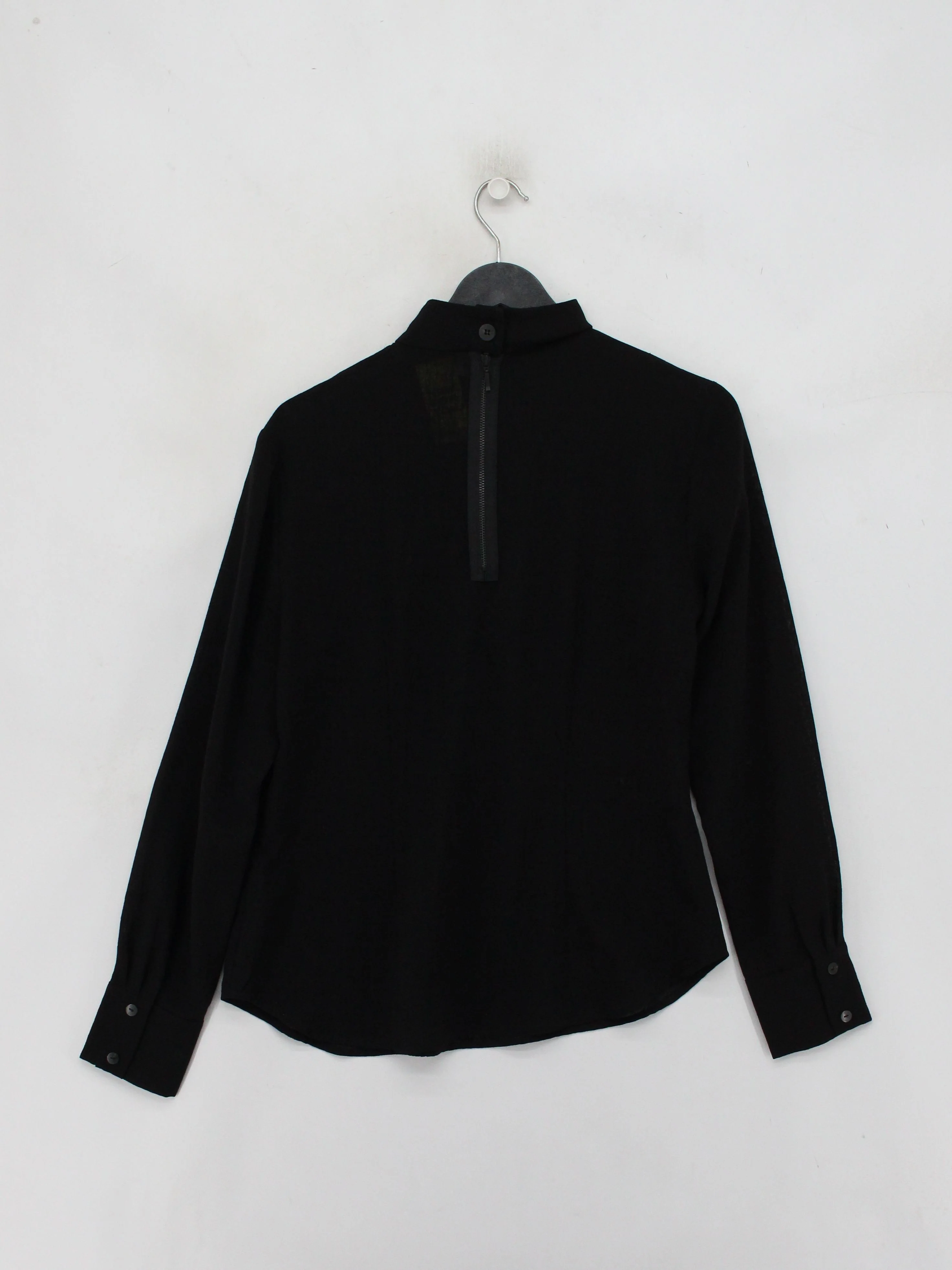 Cefinn Women's Blouse UK 12 Black Acetate with Polyester Basic - Image 2
