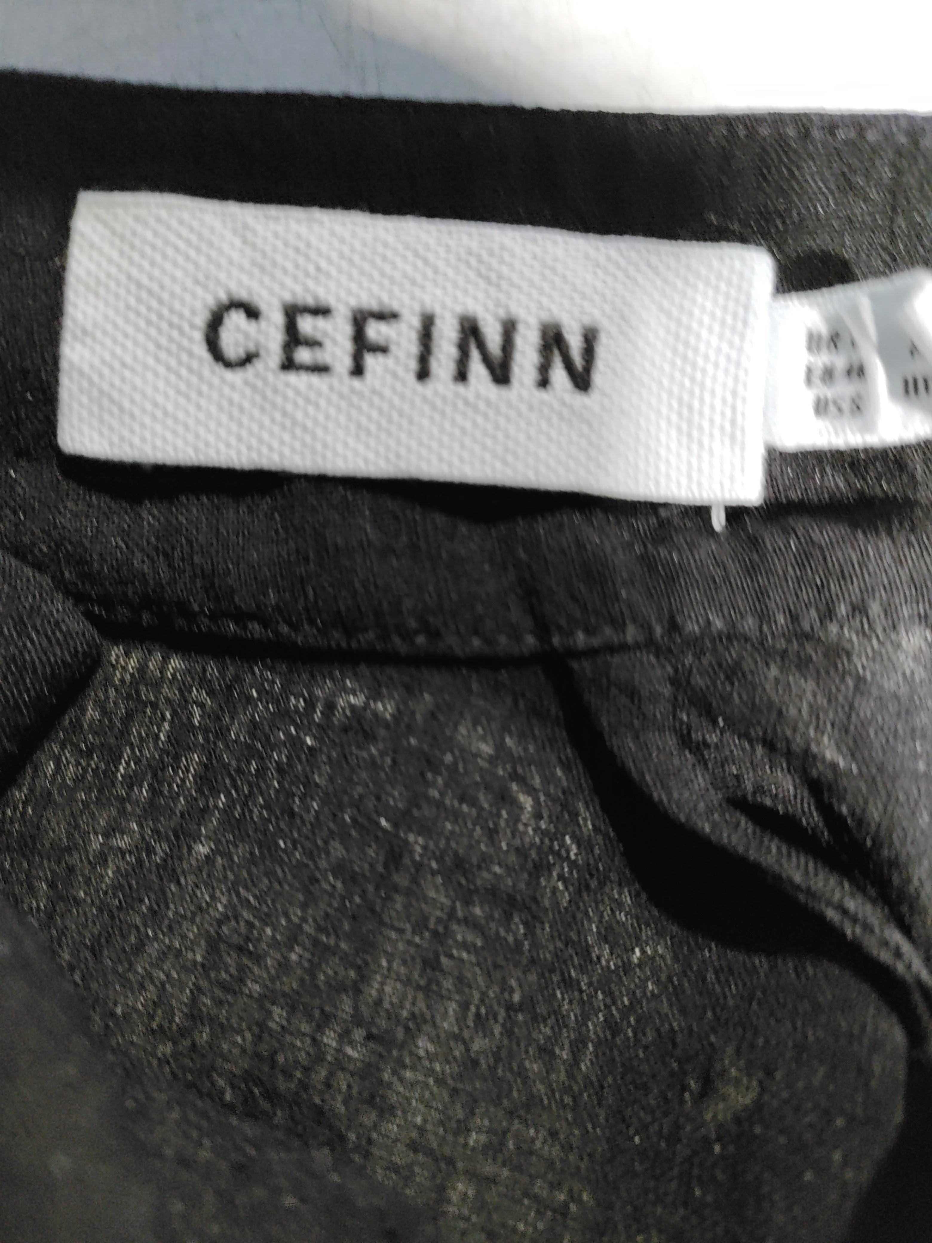 Cefinn Women's Blouse UK 12 Black Acetate with Polyester Basic - Image 5