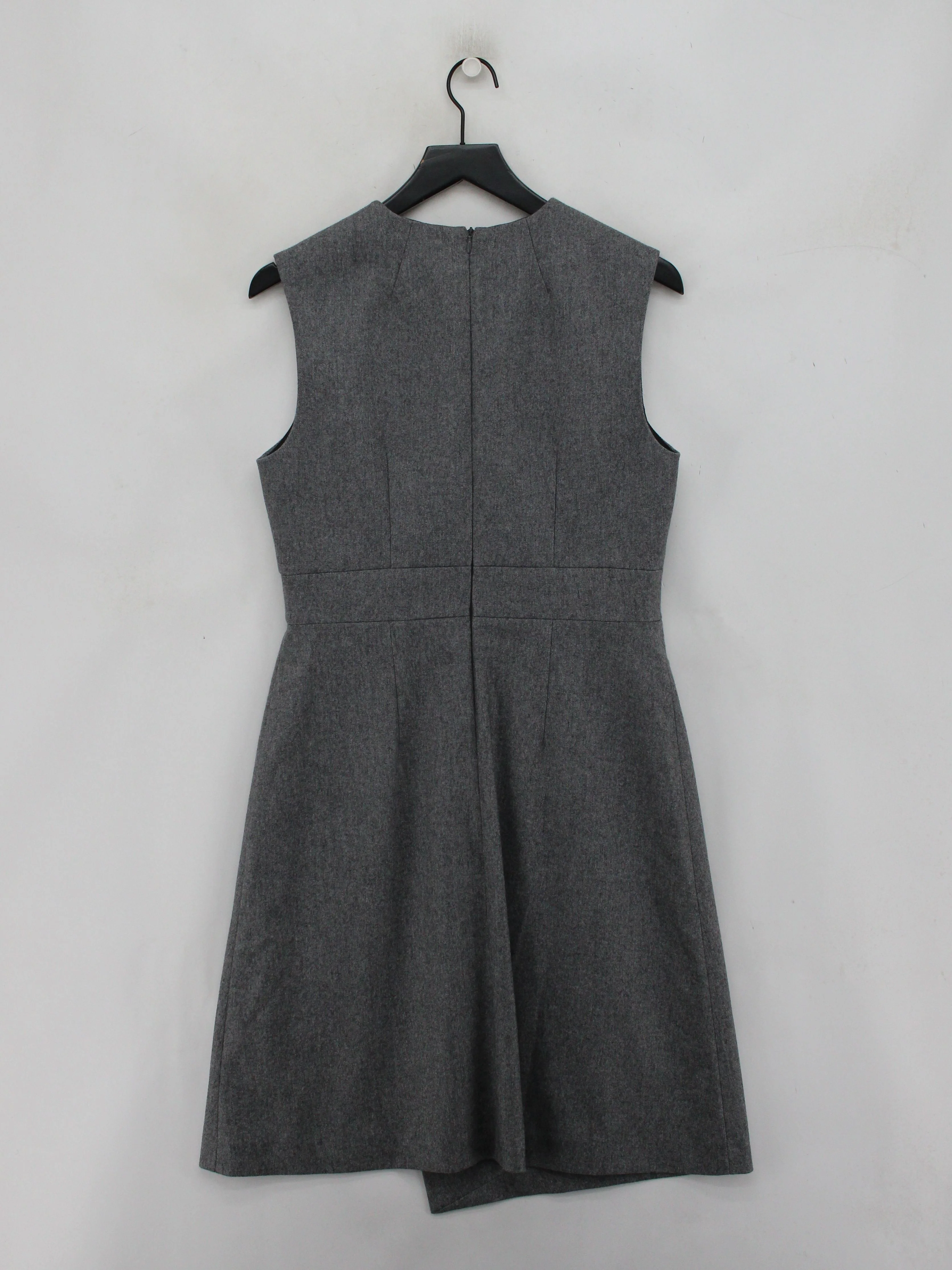 Cefinn Wrap Mini Dress UK12 in Grey - Image 2