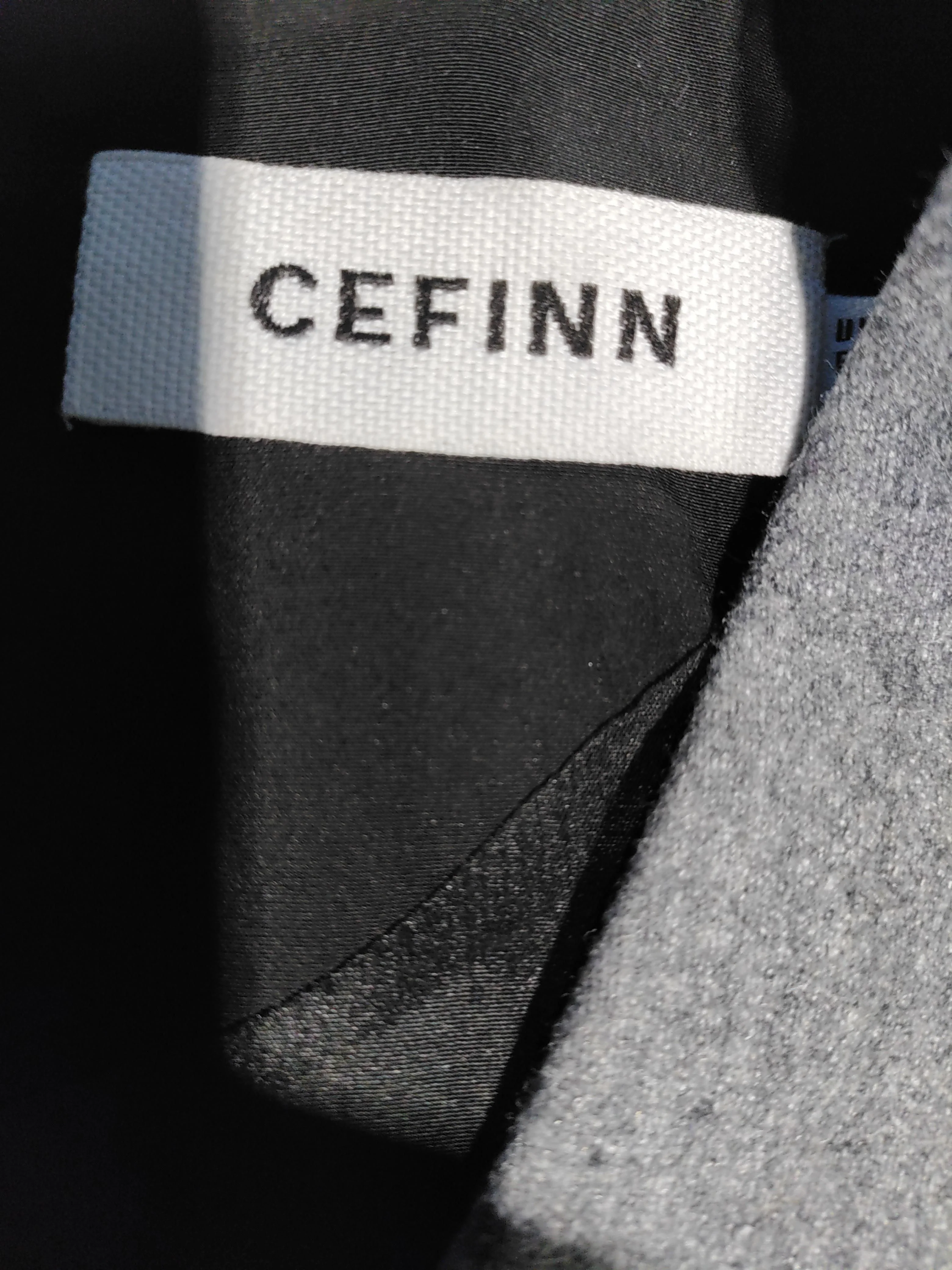 Cefinn Wrap Mini Dress UK12 in Grey - Image 5