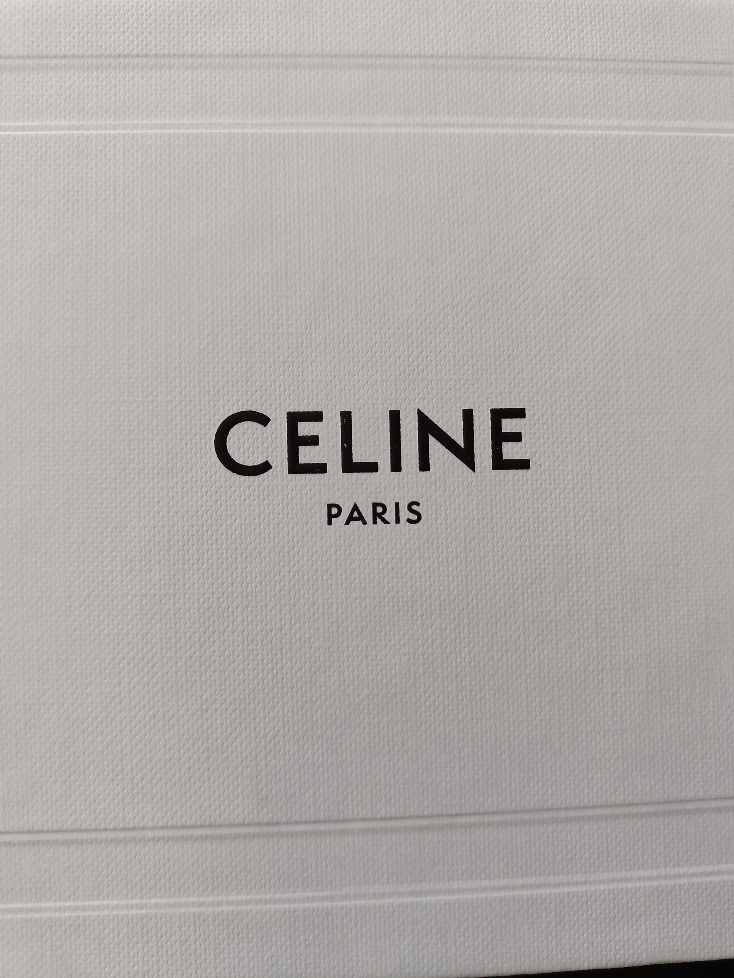 Celine Men's Sunglasses Brown Oval - Image 5