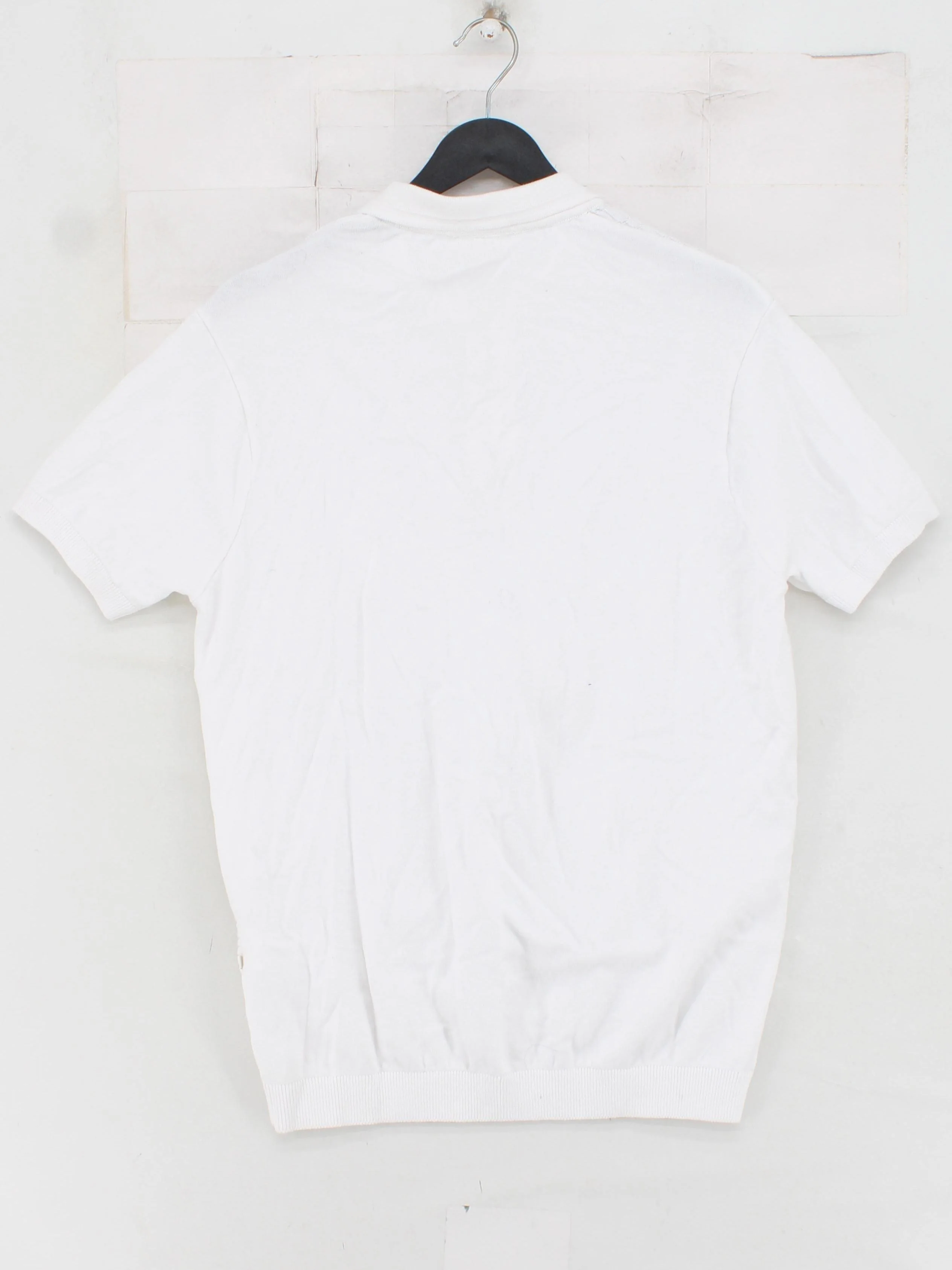 Celio Men's Polo L White 100% Cotton Basic - Image 2