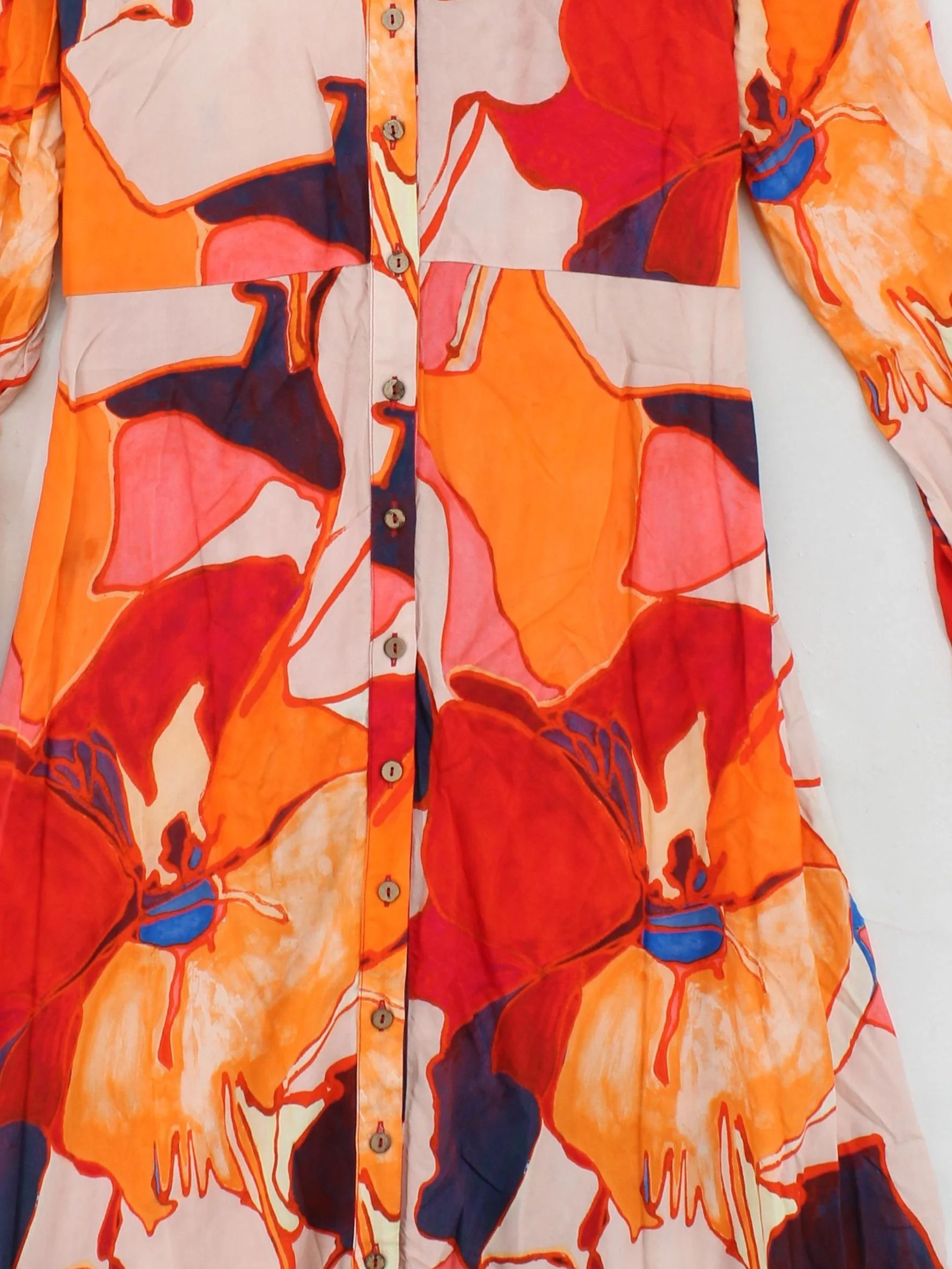 Celtic & Co Shirt Maxi Dress UK16 in Multi - Image 3