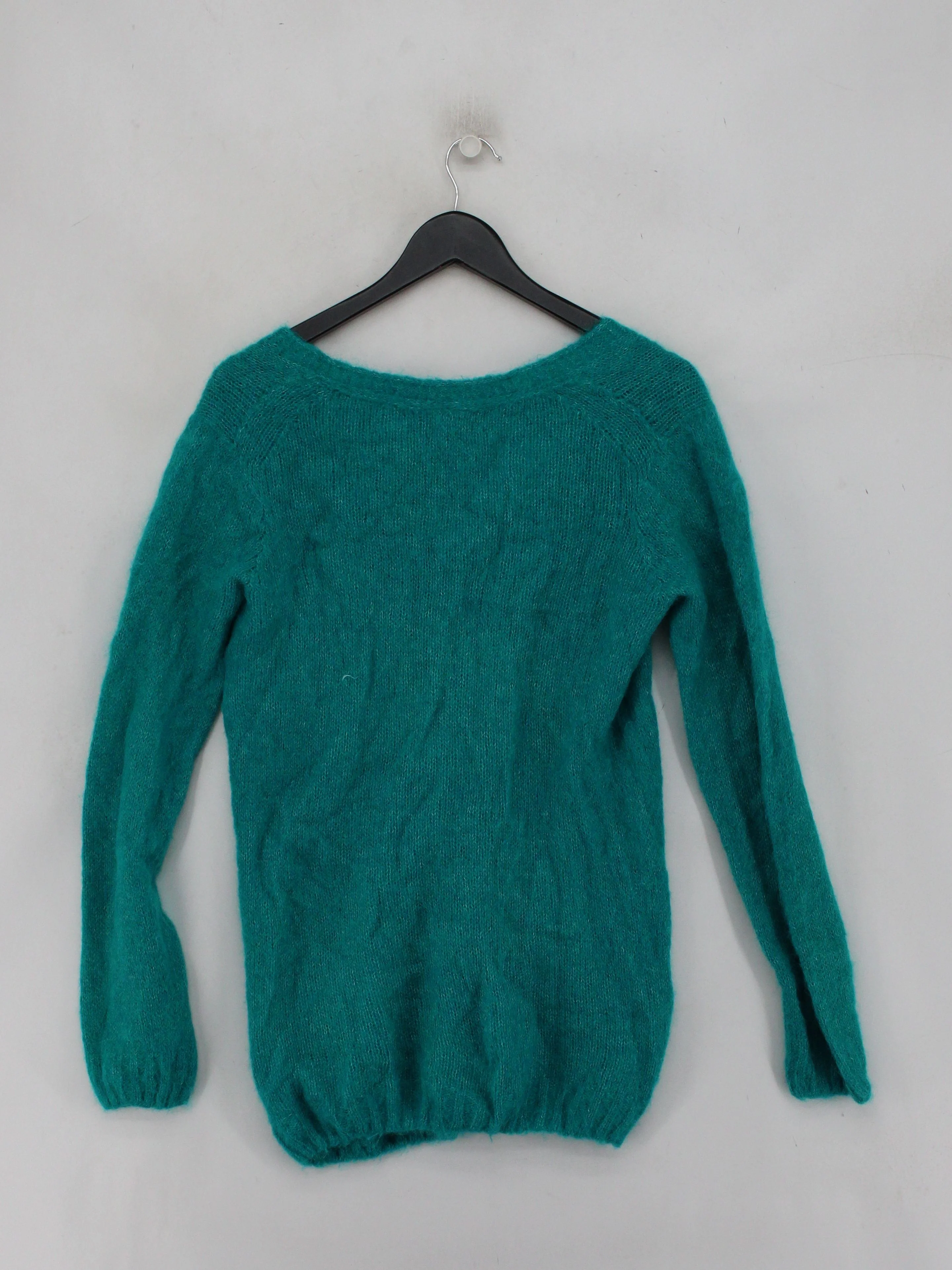 Celtic & Co Women's Jumper XXS Green 100% Other V-Neck Pullover - Image 2