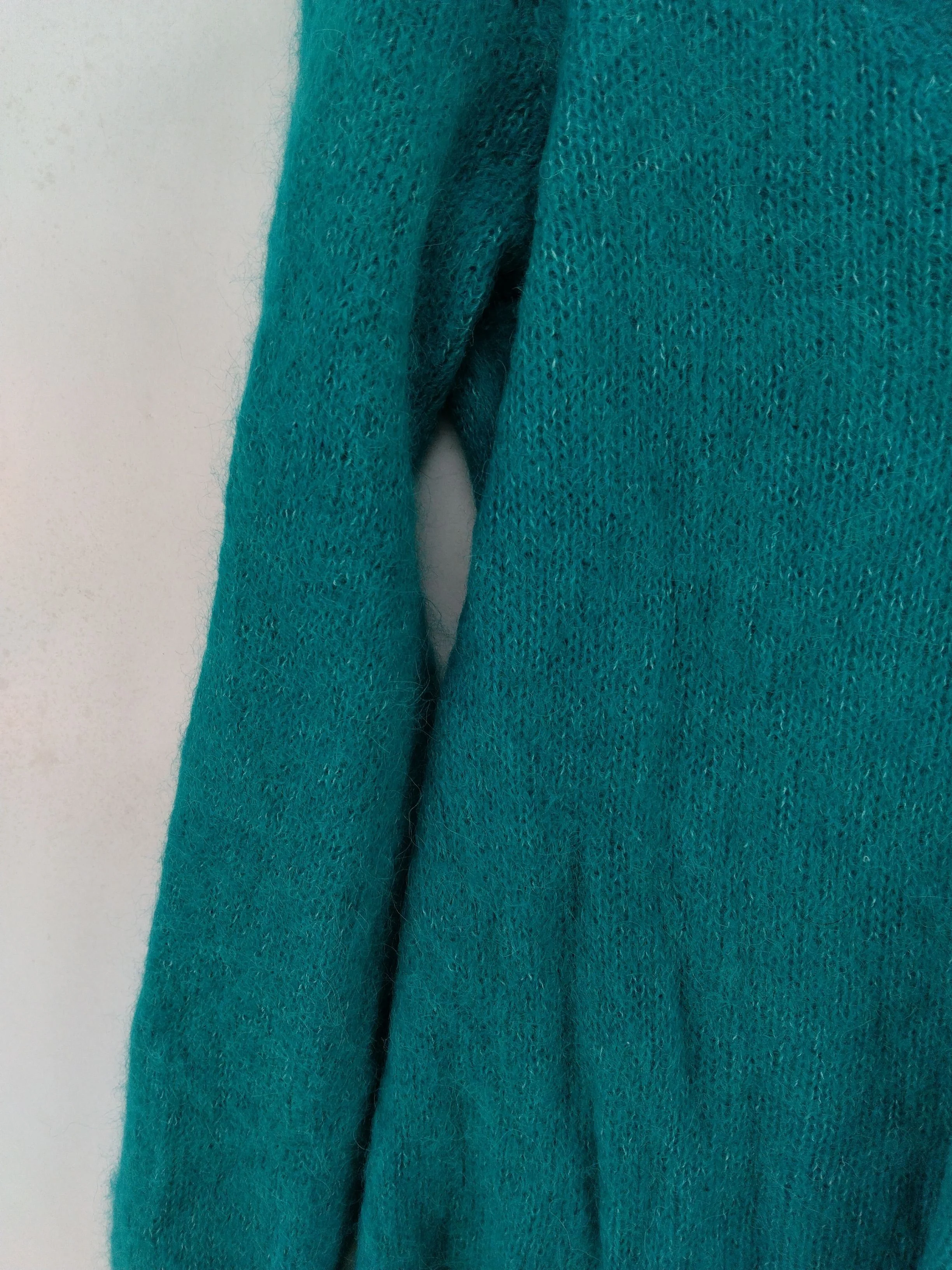 Celtic & Co Women's Jumper XXS Green 100% Other V-Neck Pullover - Image 5