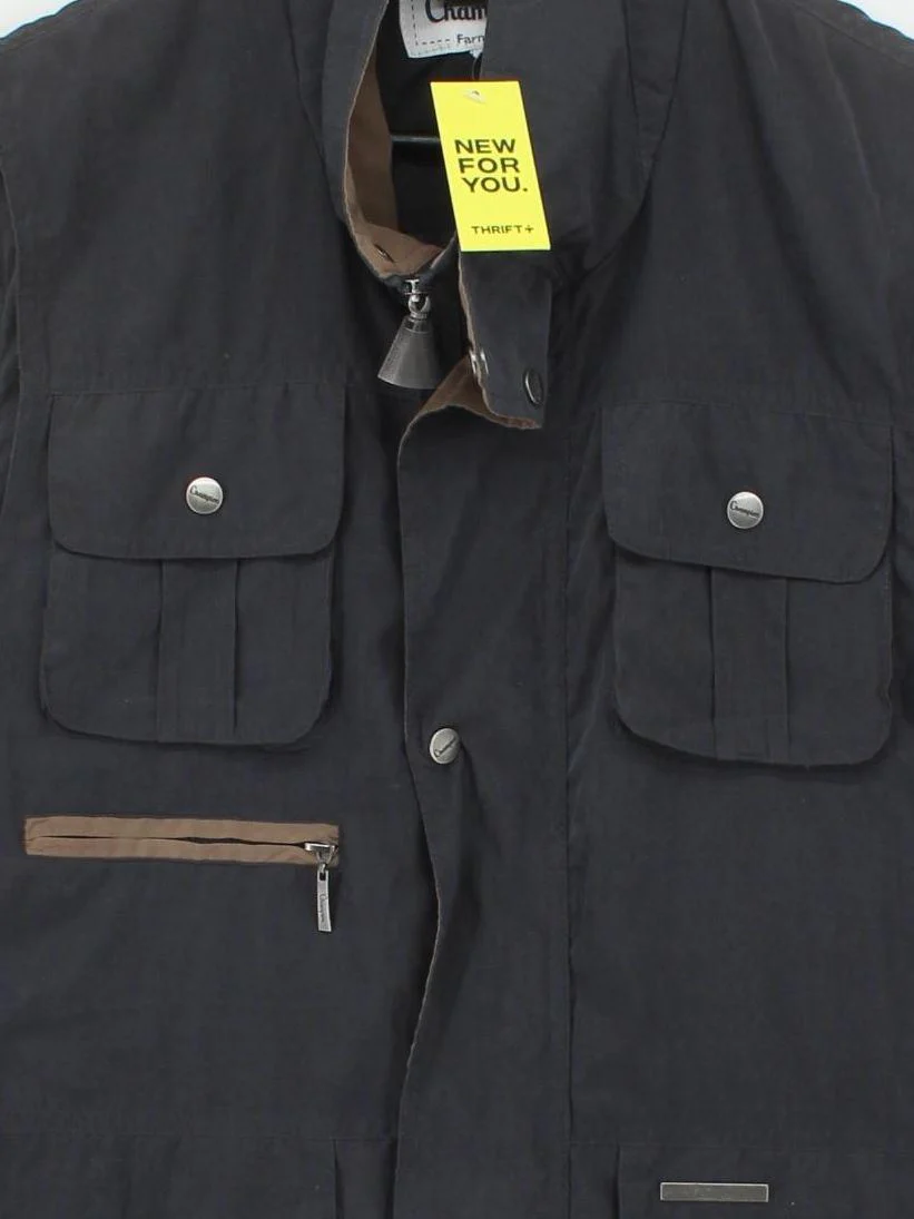 Champion Men's Coat M Black Polyester with Nylon Overcoat New with tags - Image 3