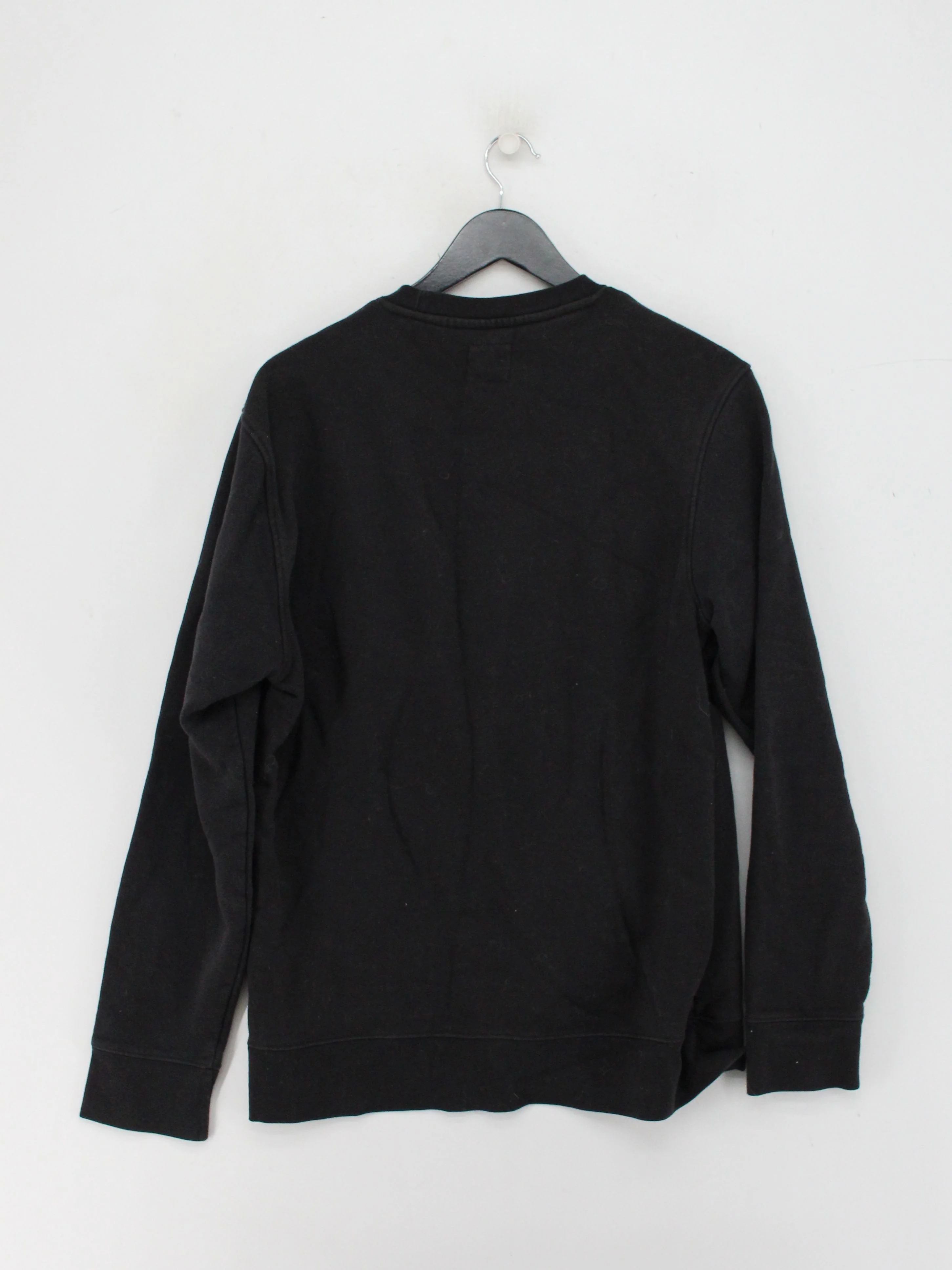 Champion Men's Hoodie L Black Cotton with Polyester Pullover - Image 2