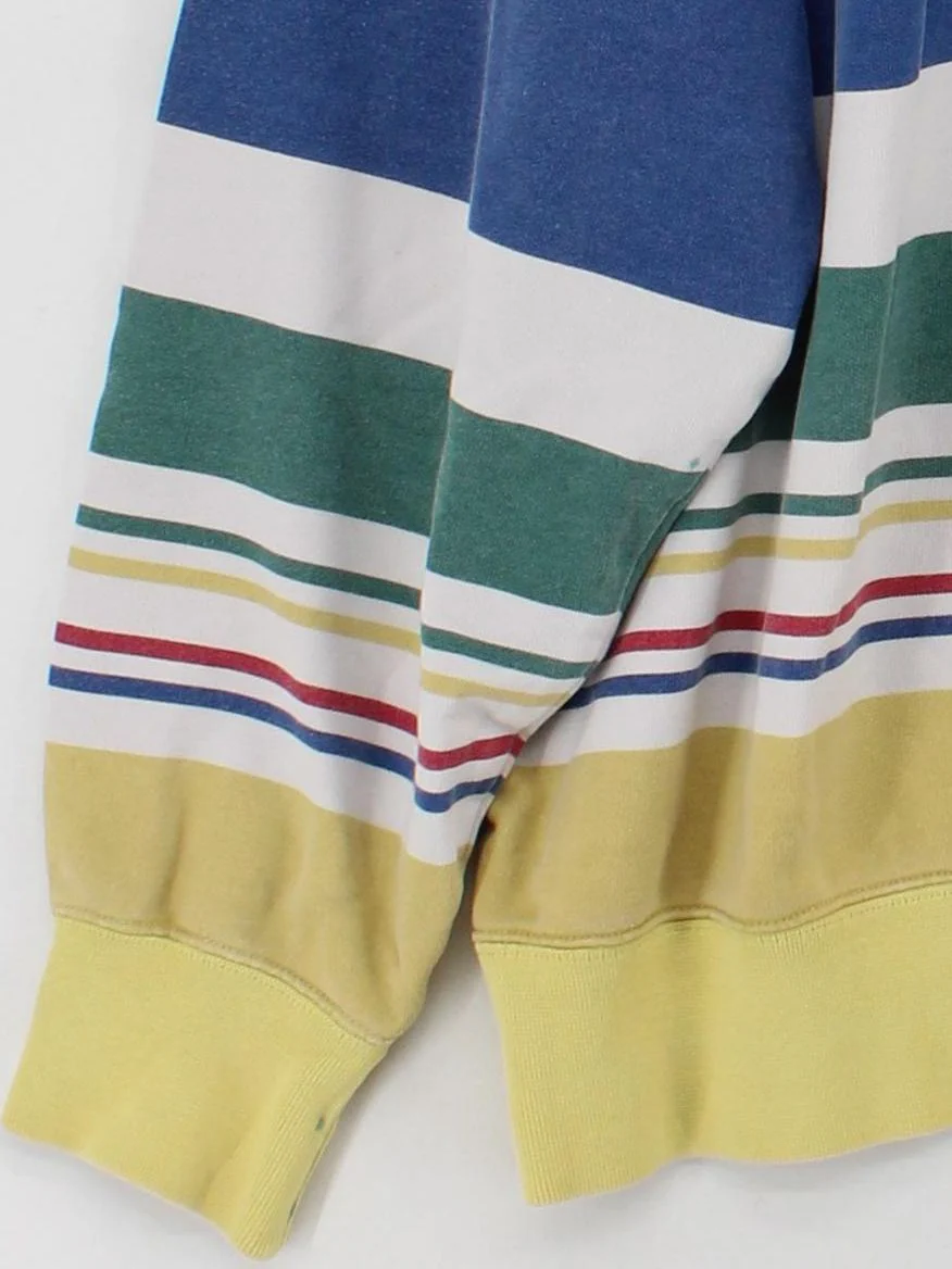 Champion Men's Hoodie L Multi Striped 100% Cotton Pullover - Image 4