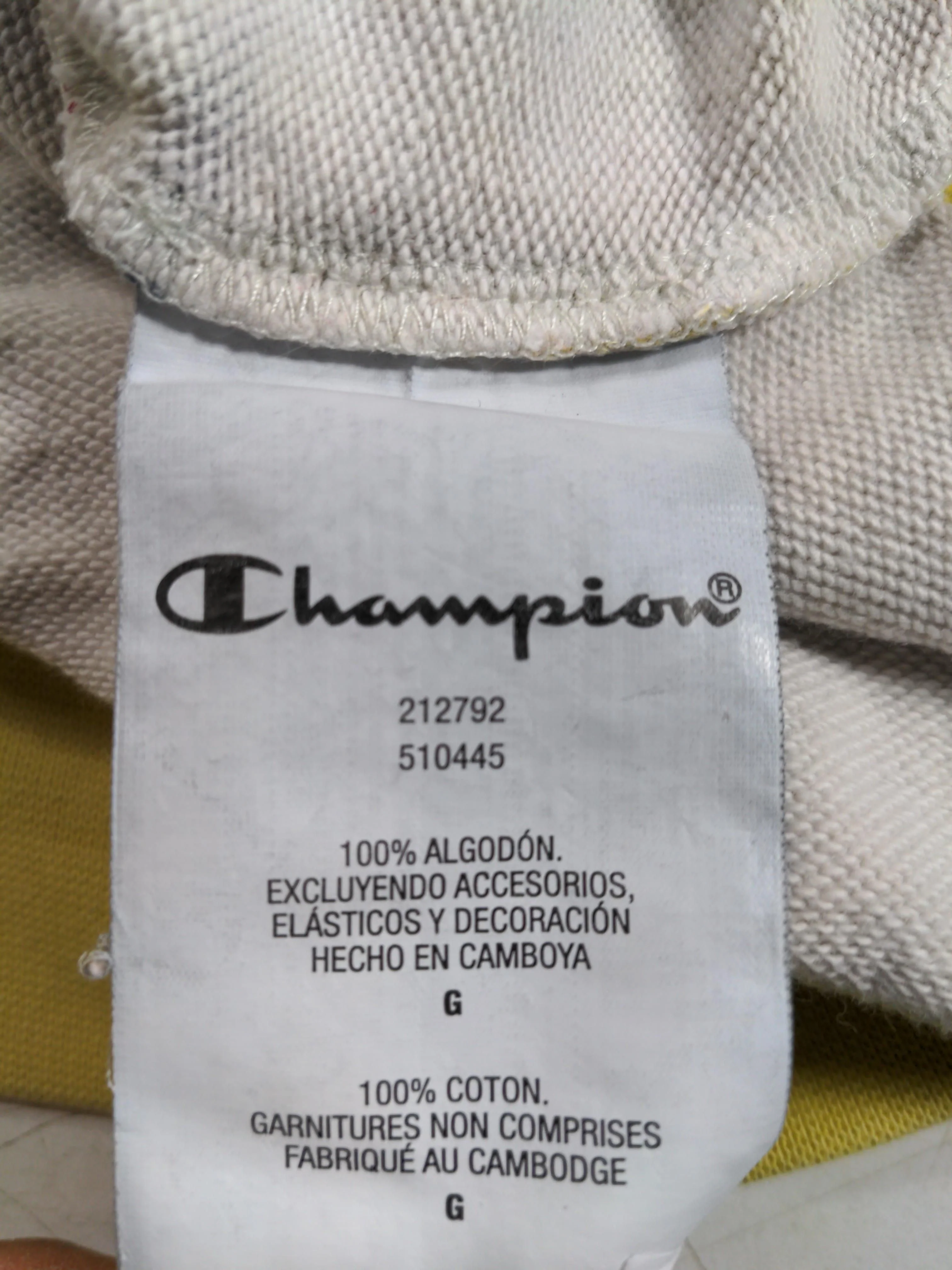Champion Men's Hoodie L Multi Striped 100% Cotton Pullover - Image 7