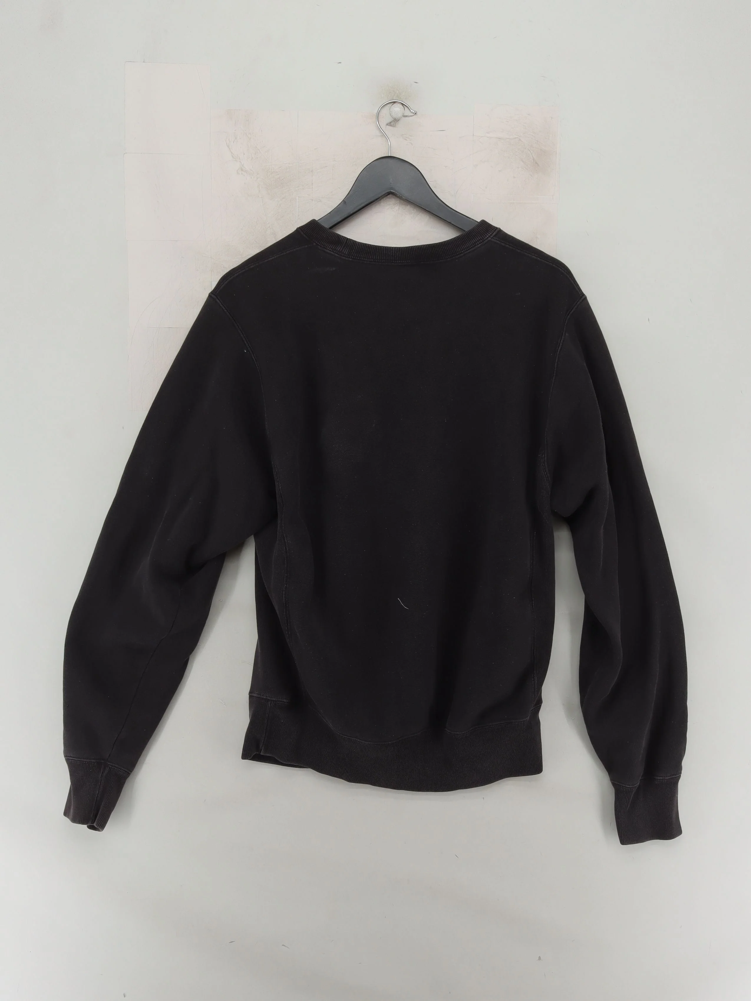 Champion Men's Hoodie M Black Graphic 100% Cotton Pullover - Image 2