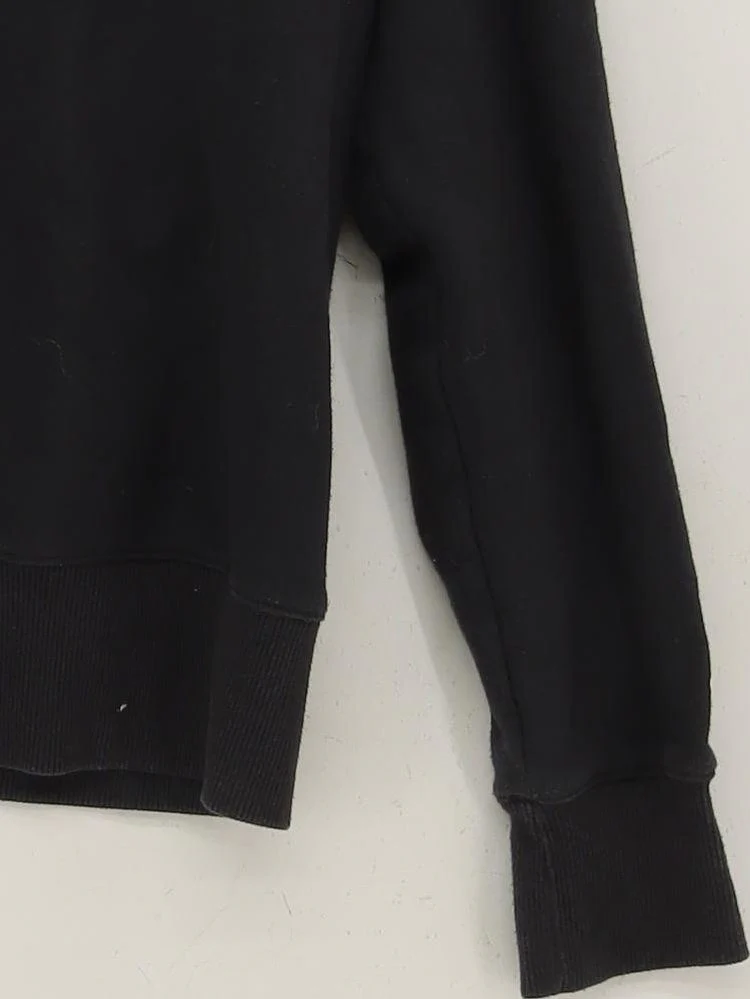 Champion Men's Hoodie M Black Graphic 100% Cotton Pullover - Image 4