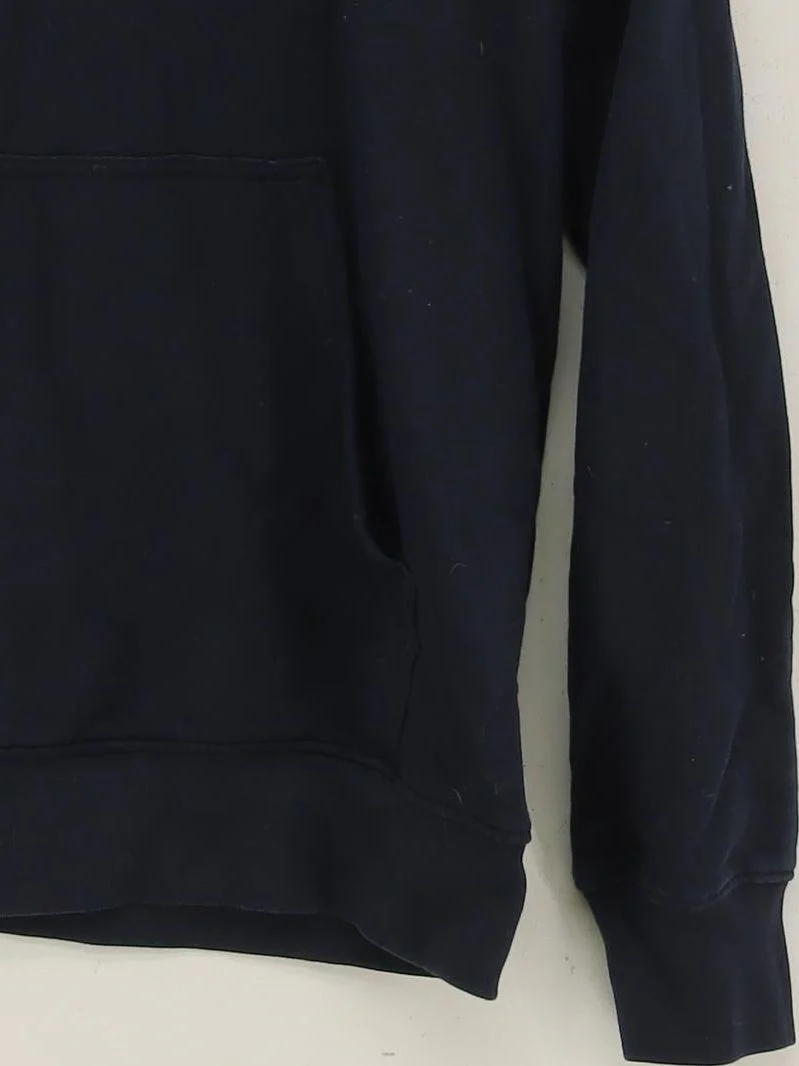 Champion Men's Hoodie M Blue Cotton with Polyester Pullover - Image 4