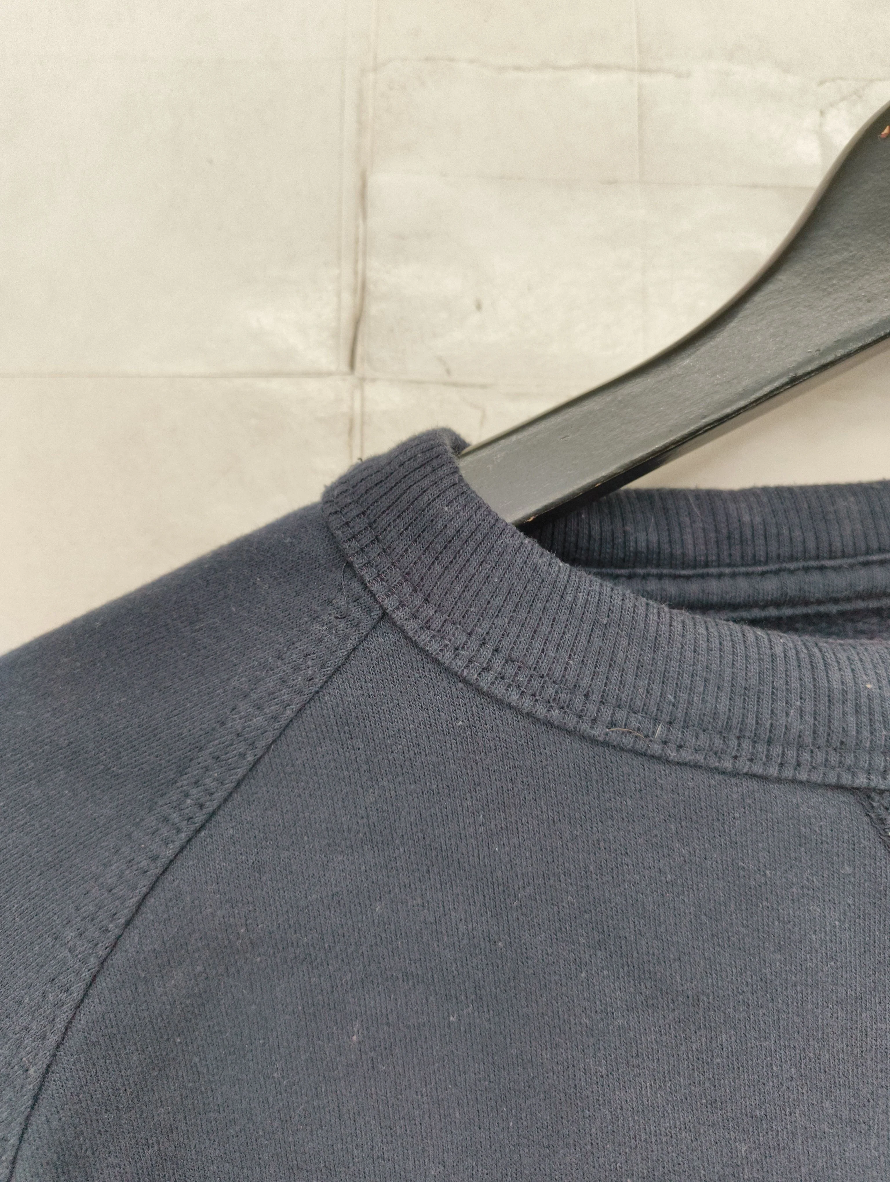 Champion Men's Hoodie M Blue Graphic Cotton with Polyester Pullover - Image 6