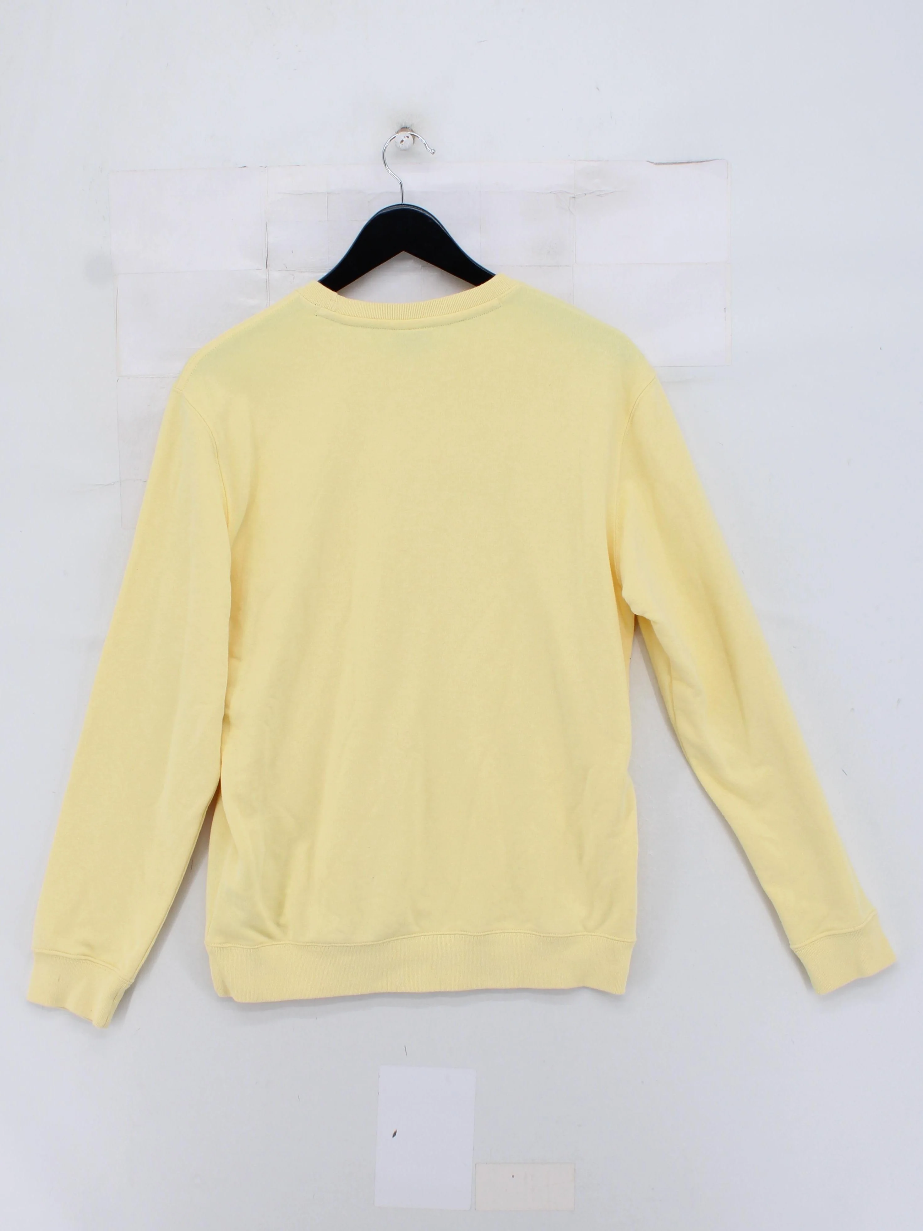 Champion Men's Hoodie M Yellow Cotton with Polyester Pullover - Image 2