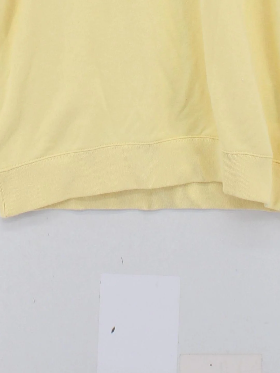 Champion Men's Hoodie M Yellow Cotton with Polyester Pullover - Image 4