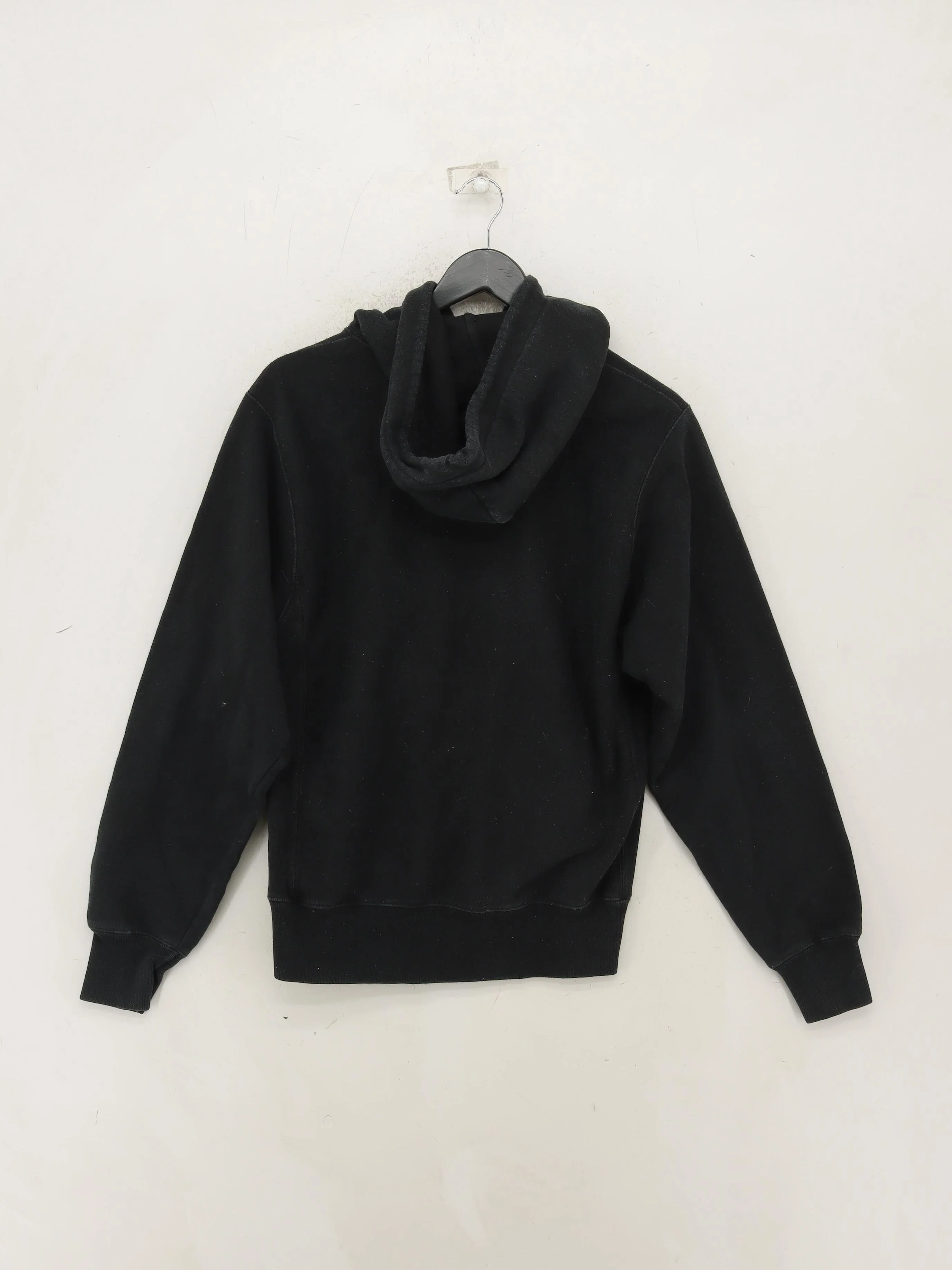 Champion Men's Hoodie S Black Cotton with Polyester Pullover - Image 2