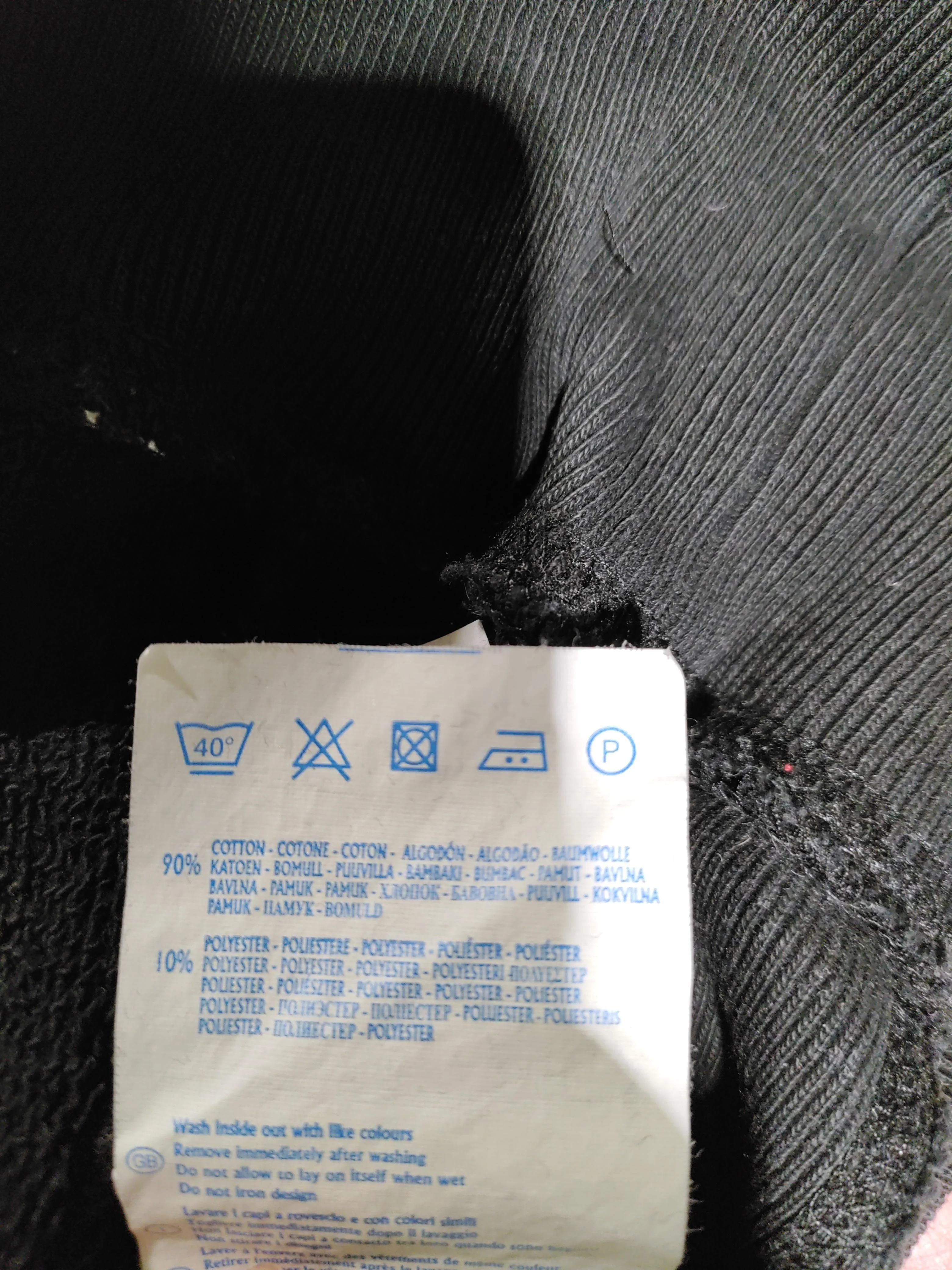 Champion Men's Hoodie S Black Graphic Cotton with Polyester Pullover - Image 6
