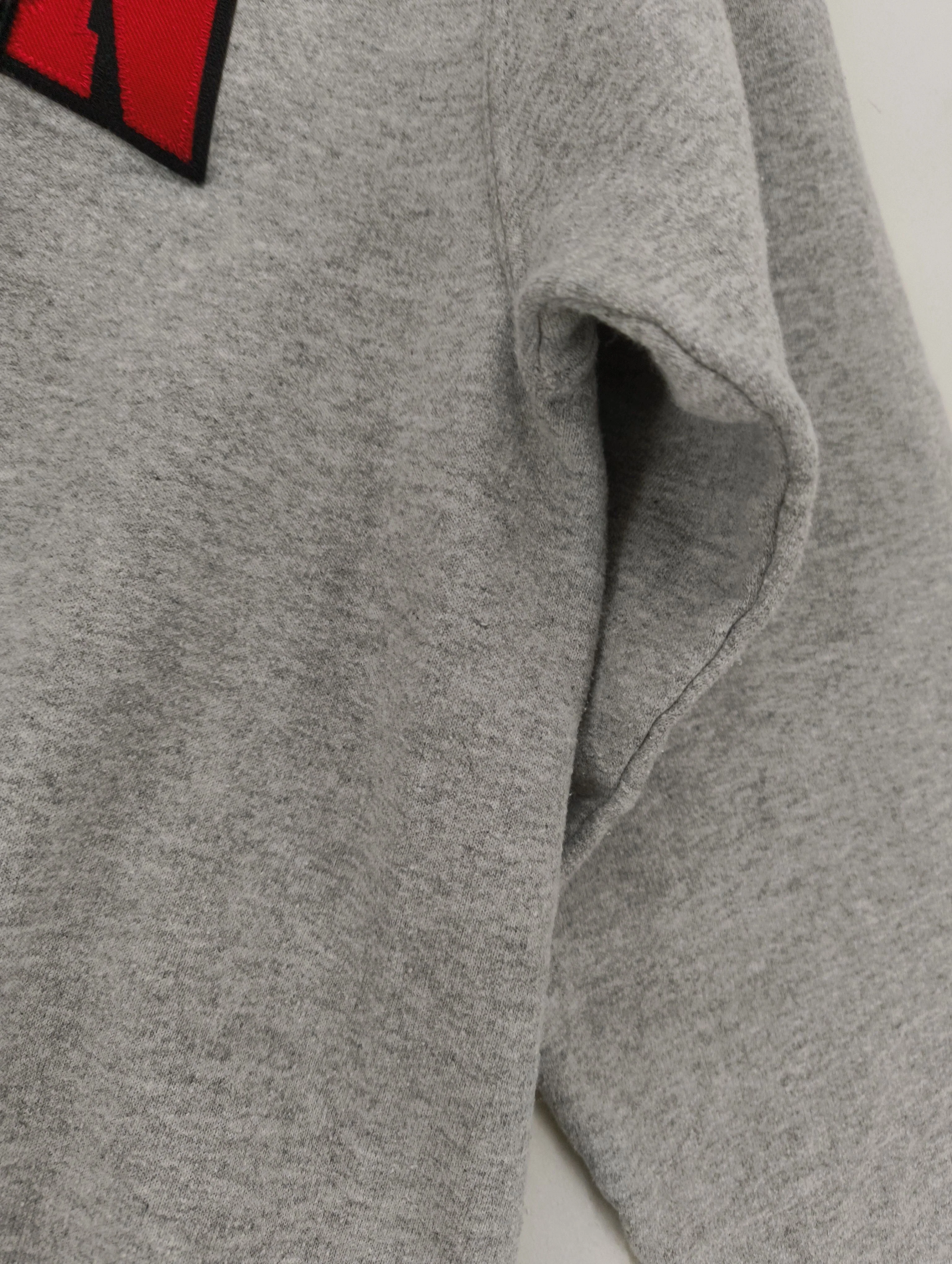 Champion Men's Hoodie S Grey Graphic 100% Cotton Pullover - Image 5