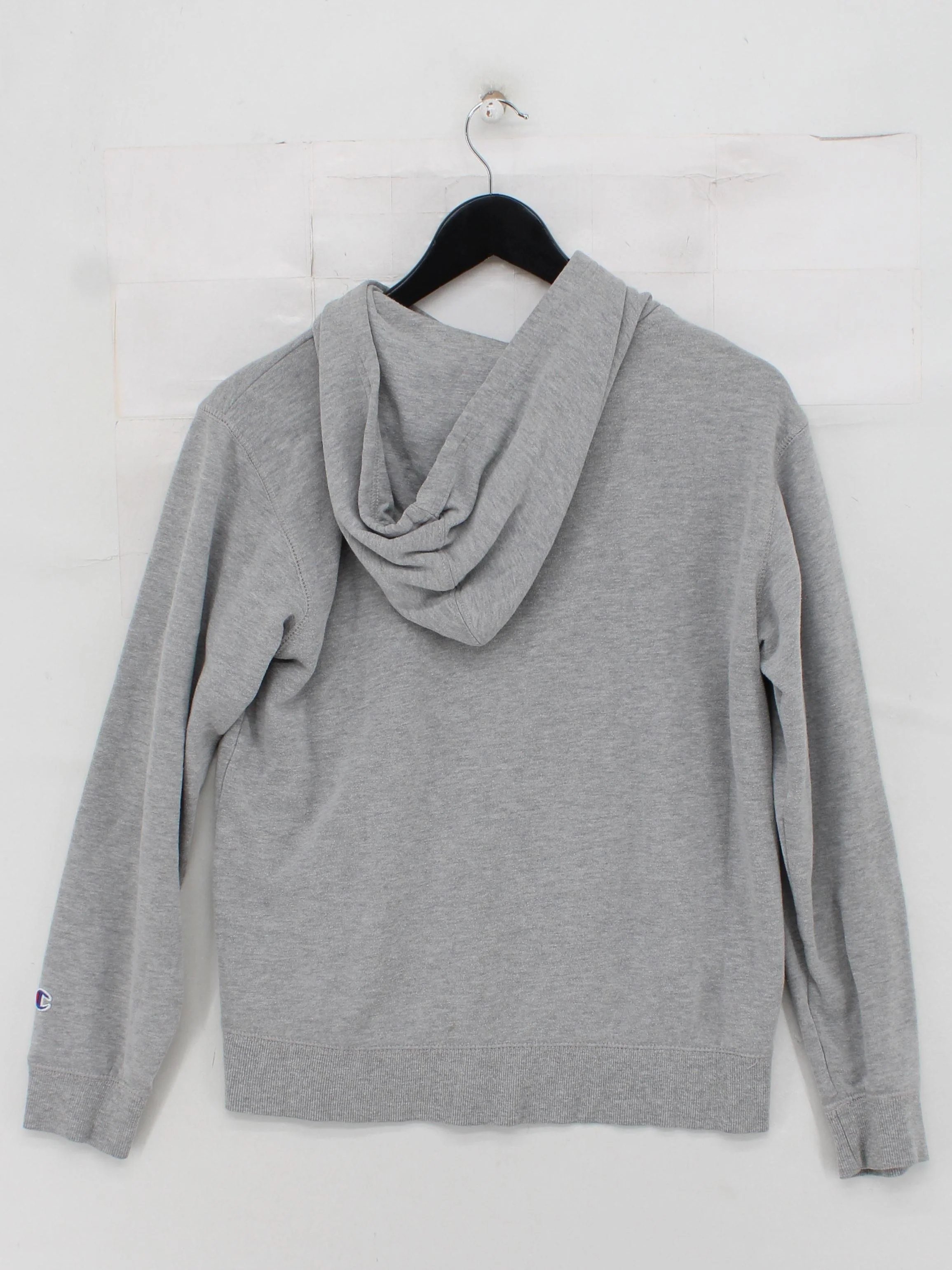 Champion Men's Hoodie XL Grey Graphic 100% Other Pullover - Image 2