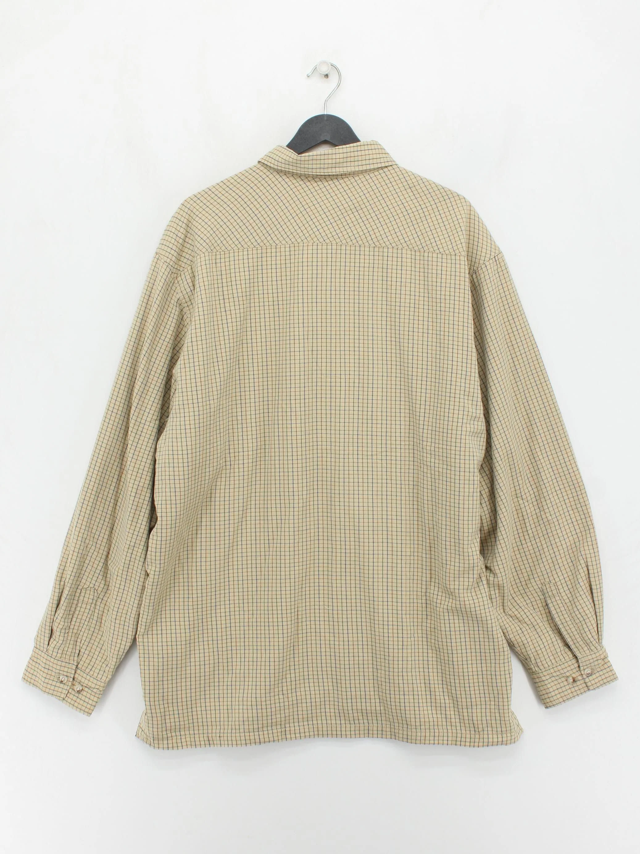 Champion Men's Shirt XXL Brown Checkered Cotton with Polyester Basic - Image 2