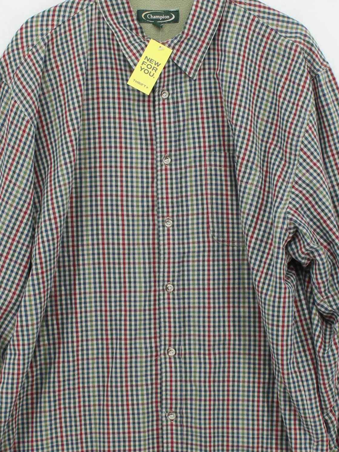 Champion Men's Shirt XXL Multi Checkered Cotton with Polyester Basic - Image 3